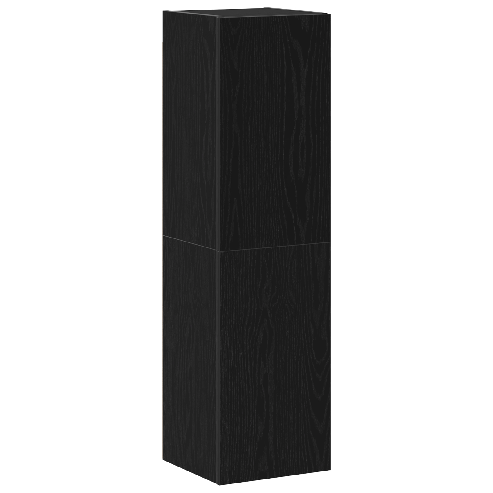 vidaXL 7 Delige TV Kast Set Wandgemonteerd Zwart Eiken Bewerkt Hout - Afbeelding 9