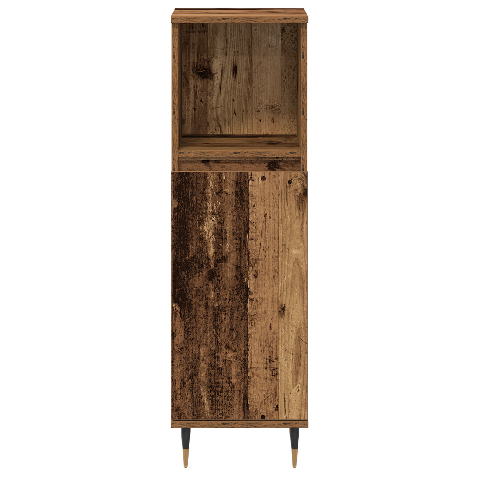 vidaXL 3-delige Badkamermeubel Set Oud Hout Gelaagd Hout - Afbeelding 7