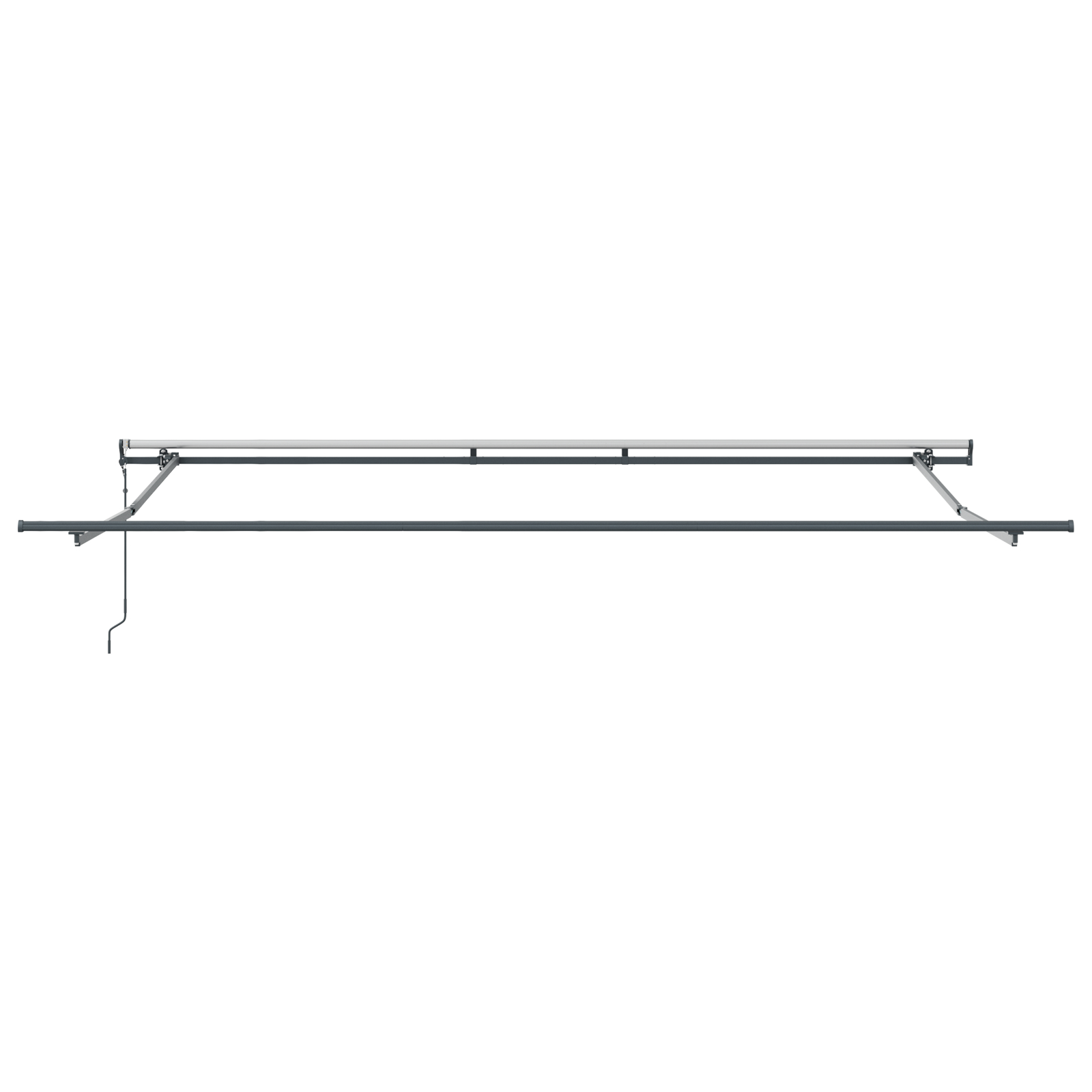 vidaXL Avtomatska Retraktibilna tenda Bela 400x300 cm, vidaXL Zamenjava blaga za tendo 4x3 m Bela - Image 8