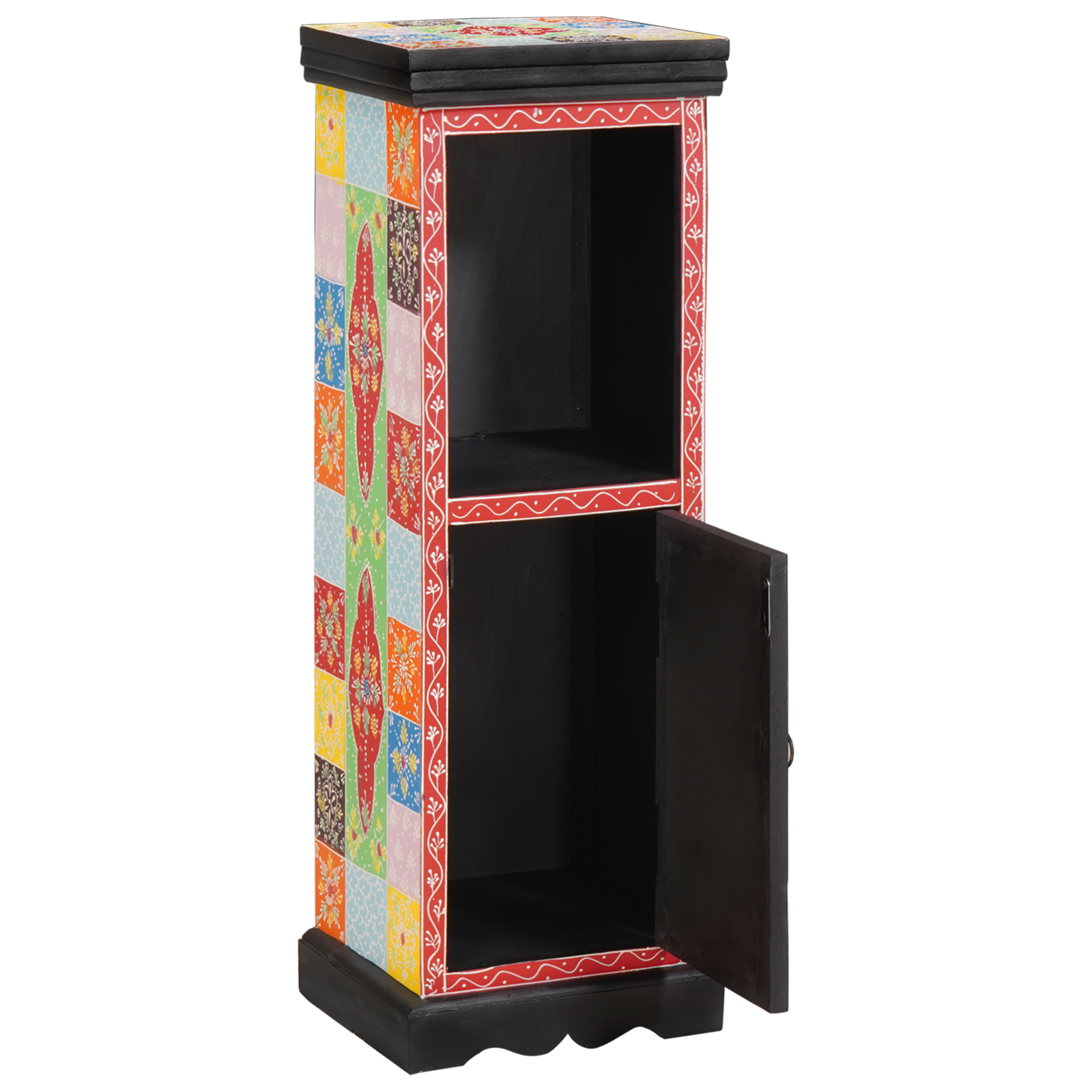 Comode - Cabinet 30x30x90 cm din lemn solid de mango