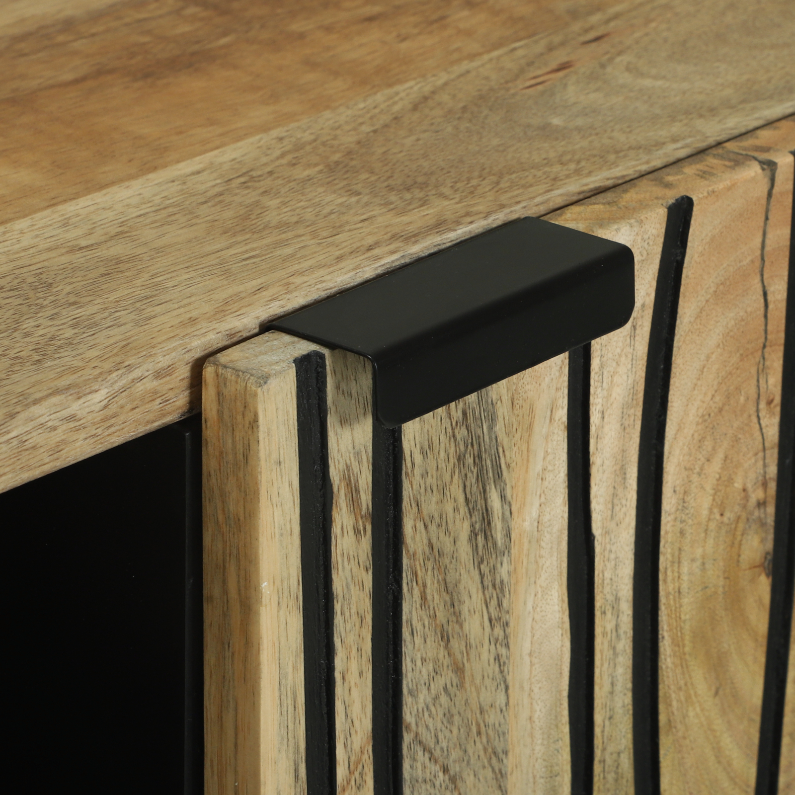 Birou lateral 90x33.5x75 cm din lemn masiv de mango [7]