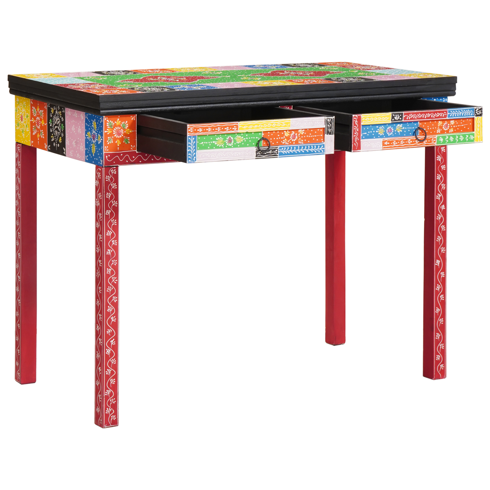 vidaXL Miza 100x50x75 cm Trdi mangov les