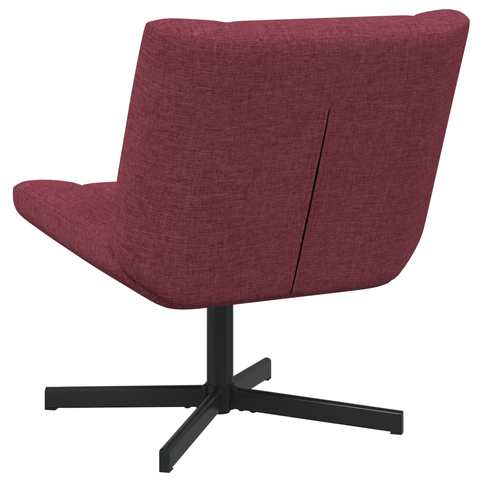 Drejestol Vinfaret Polyesterstof med metalbund Standard Drejeligt - Billede 7