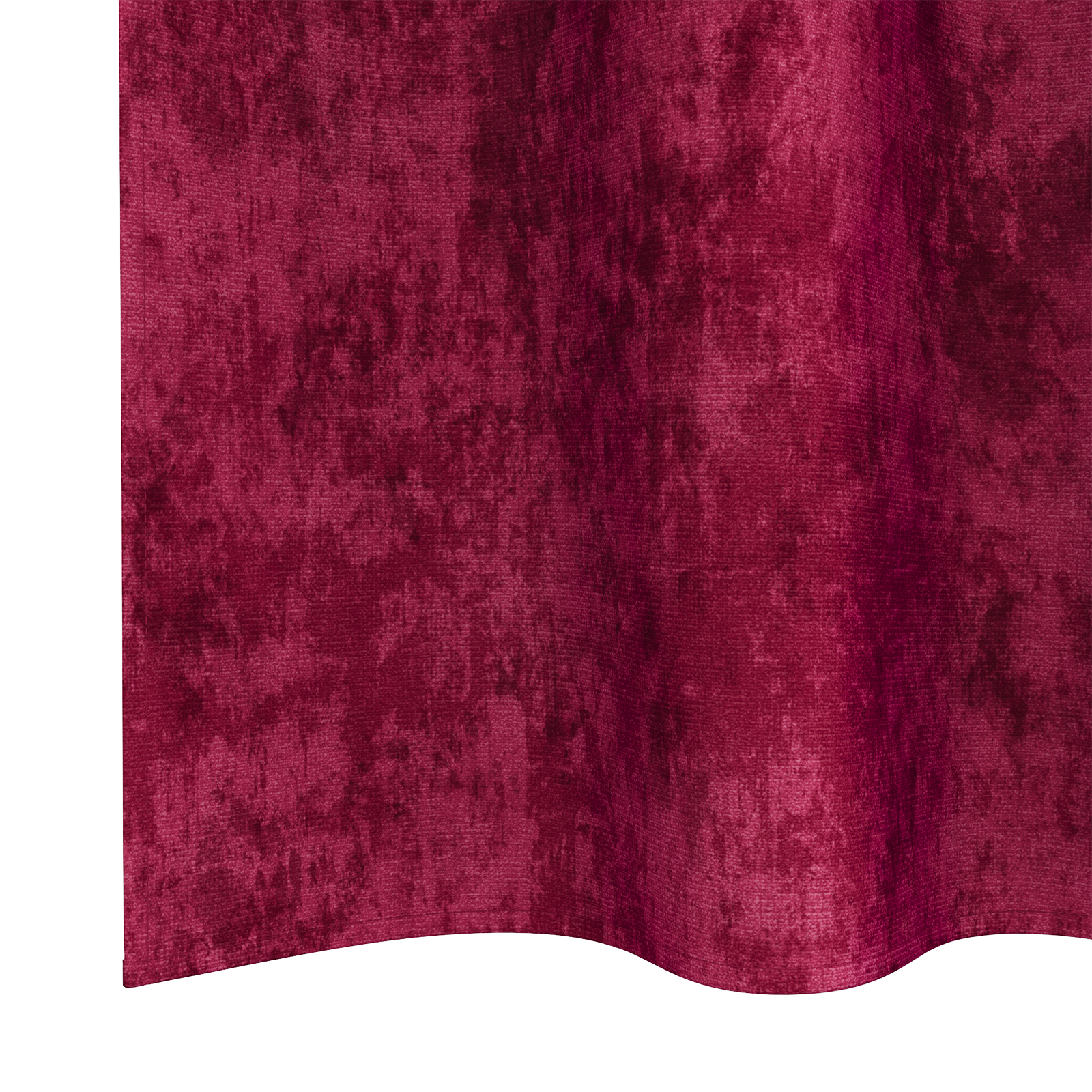 zavjese od baršuna 2 kom s očima bordo 260x140 cm - Slika 7