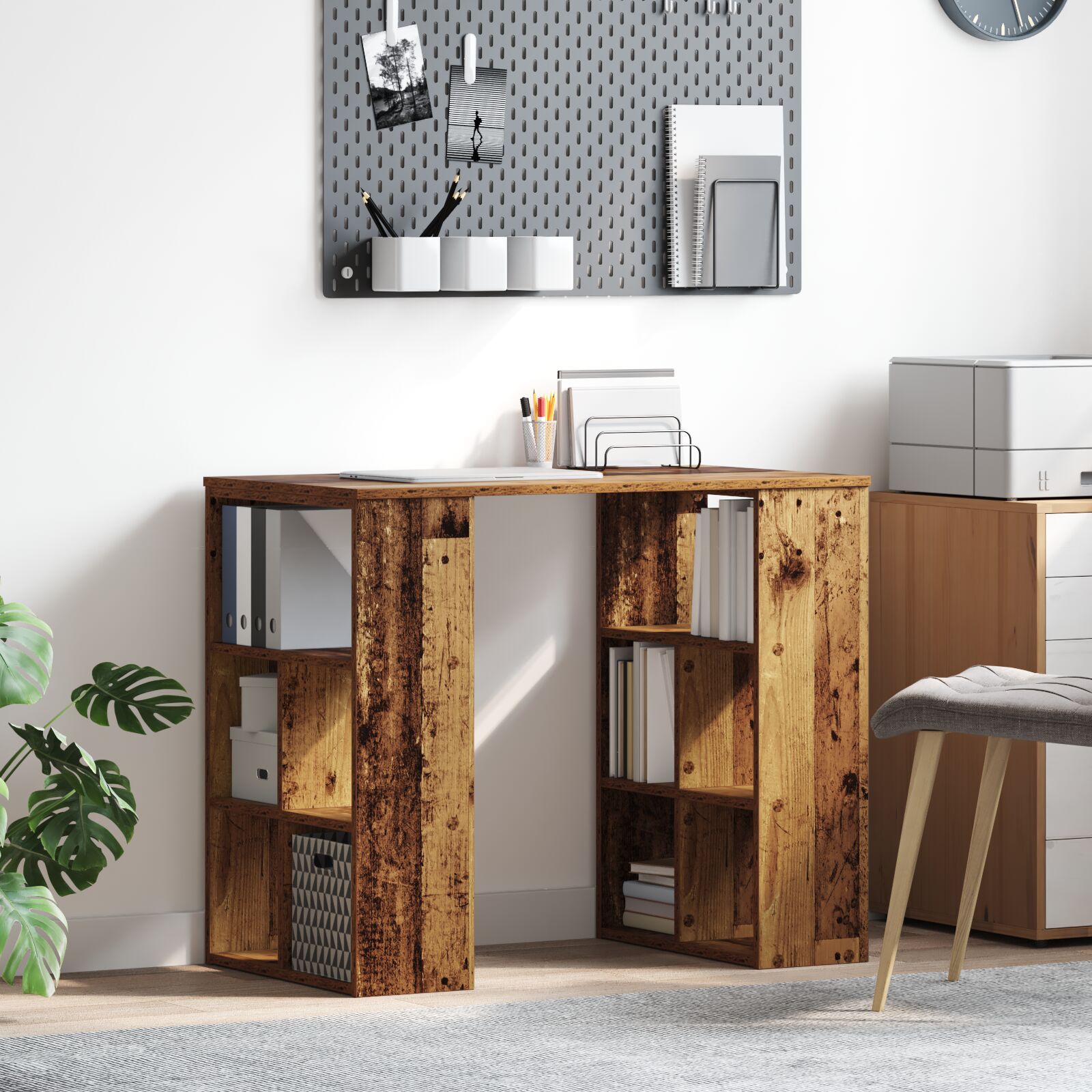 Kutni stol Obnovljeno drvo Srednji Minimalistički Ergonomski