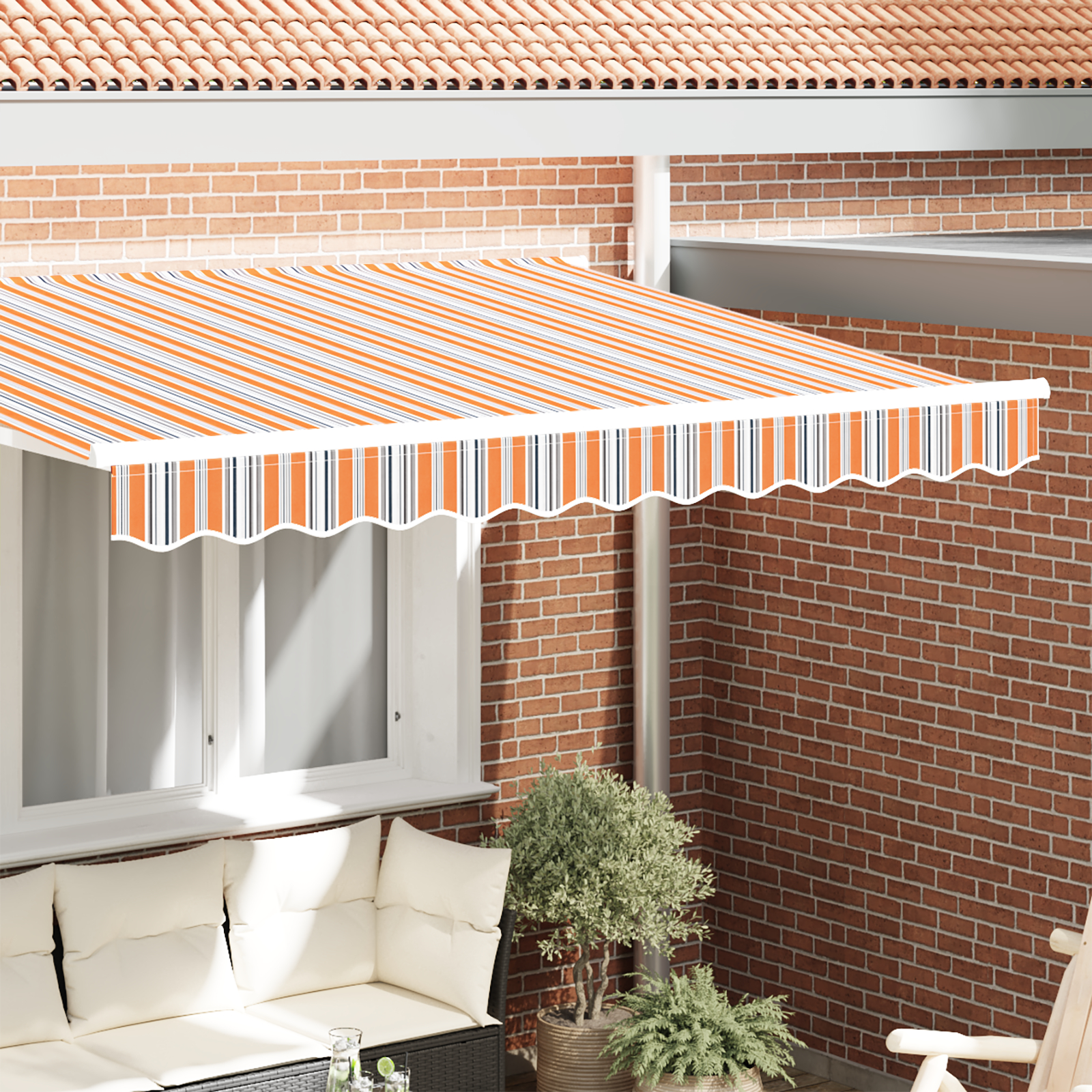 vidaXL Markisenborte für 2,5 m Rahmen Multicolor 2,3x0,2 m