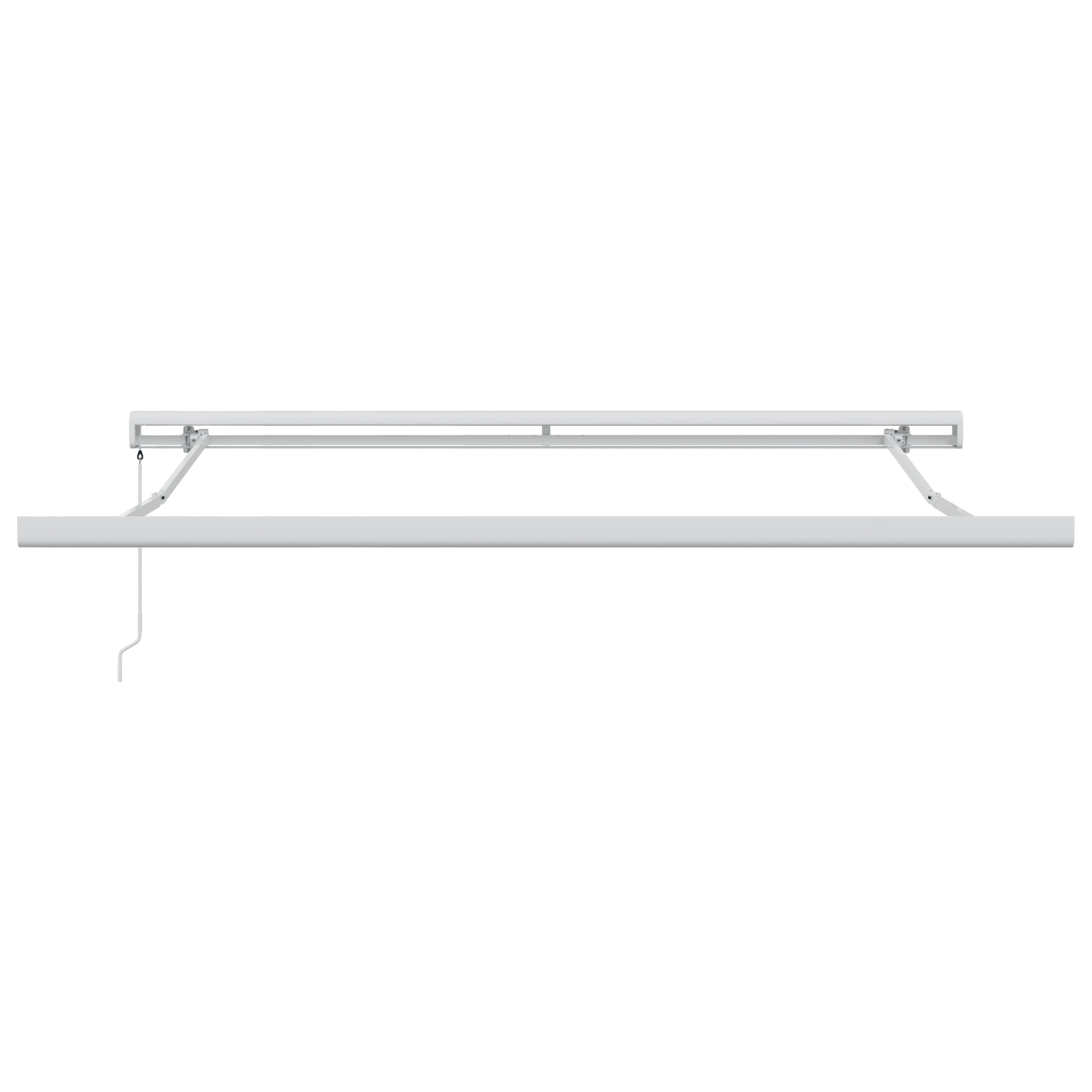 vidaXL Ročna retraktibilna tenda Črna 350x250 cm, vidaXL Tenda za zamenjavo tkanine za okvir 3.5x2.5 m Črna - Image 7