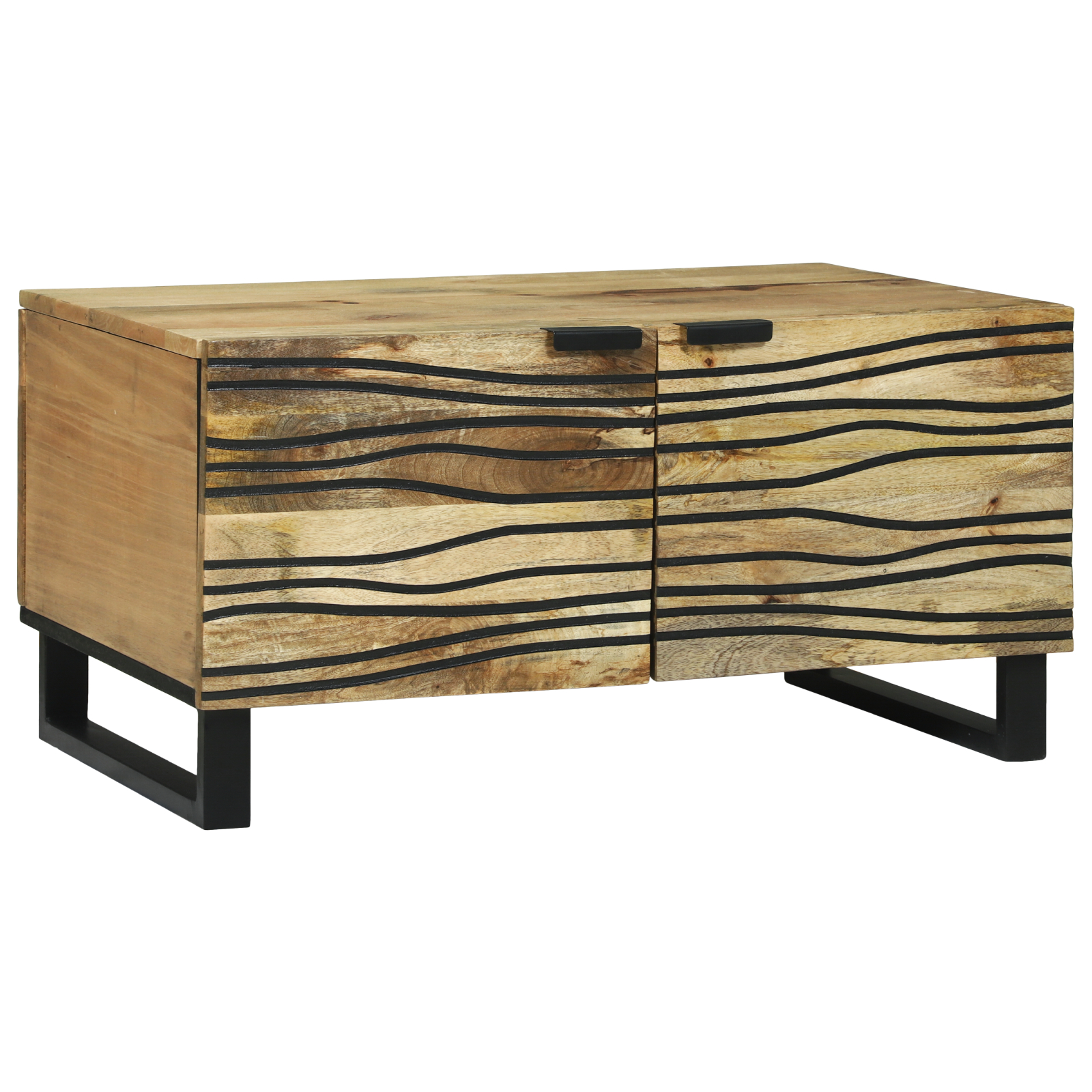 Măsuțe decorative - Masă de cafea 80x50x40 cm Lemn Masiv Mango