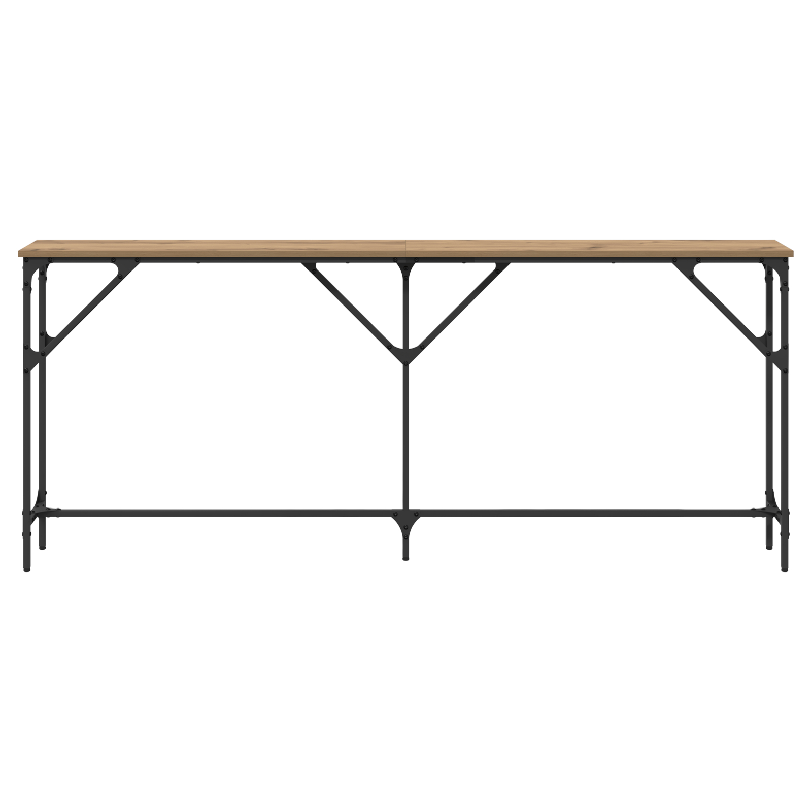 vidaXL Console Tafel Artisan Eiken 180x23x75 cm Engineered Wood - Afbeelding 6