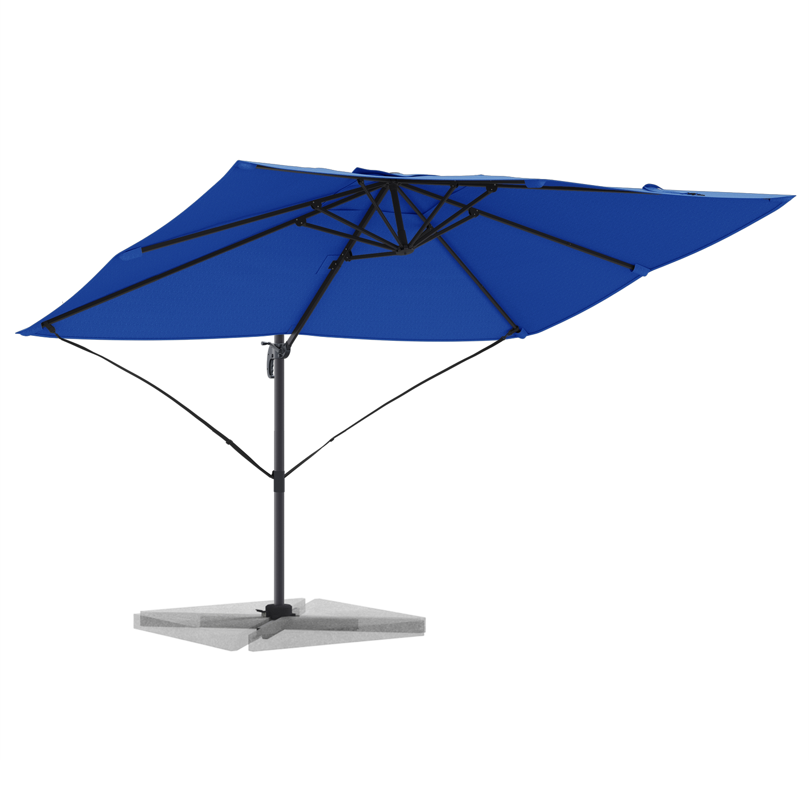 Thumbnail - vidaXL Azurblauer Cantilever-Sonnenschirm Azurblau