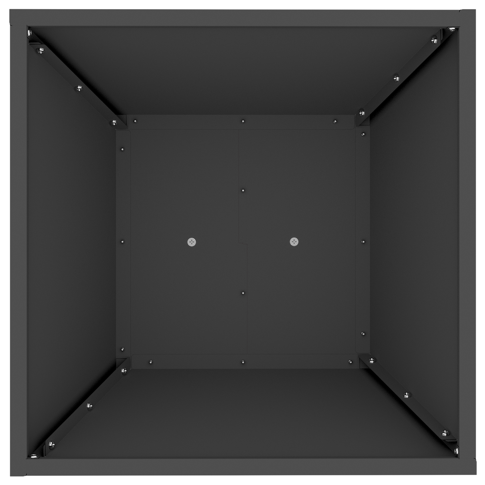 vidaXL Stojalo za rastline Črno Kovina 40 x 40 x 101 cm Lonci - Image 8