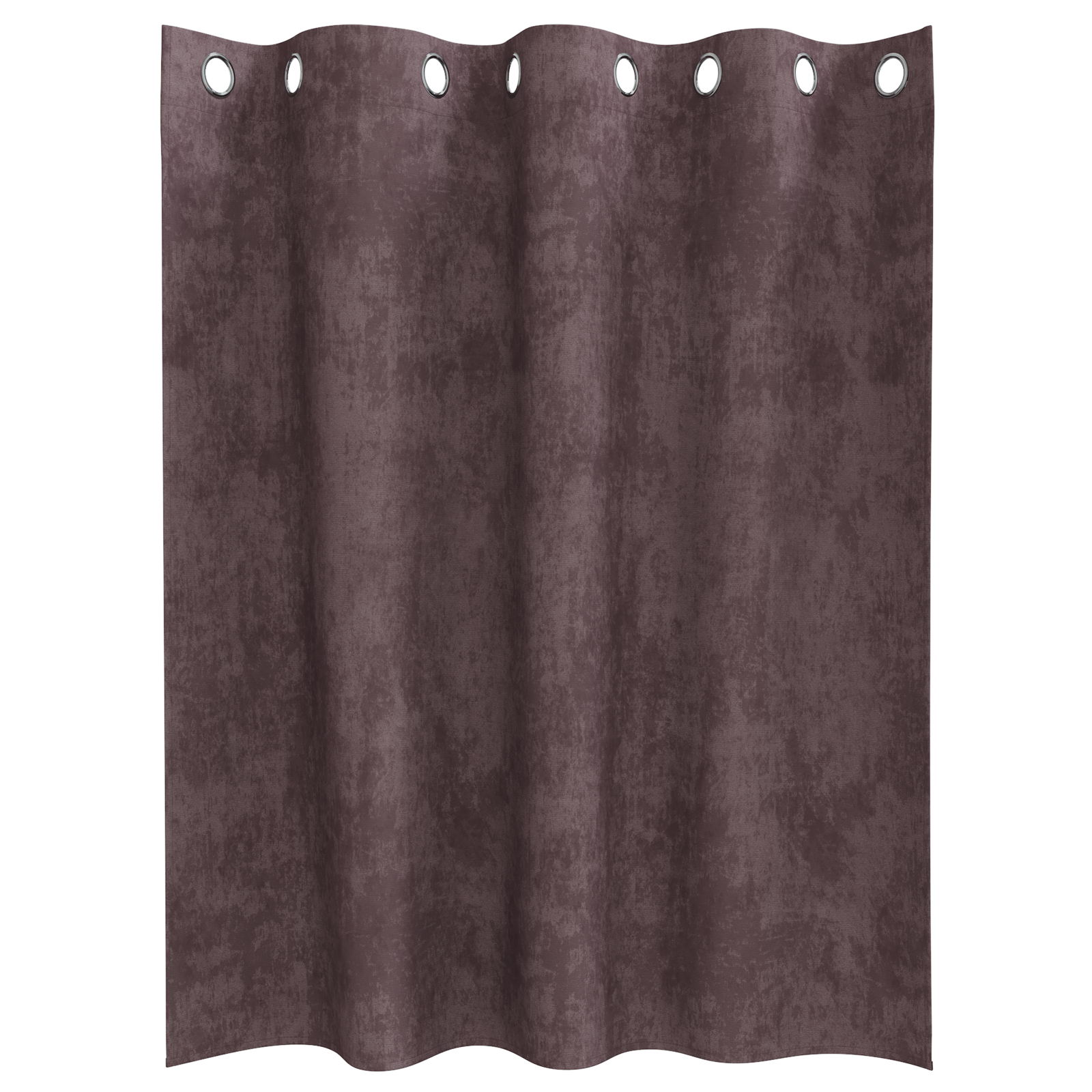 zavjese 2 komada s rupama smeđe 140x140 cm - Slika 5