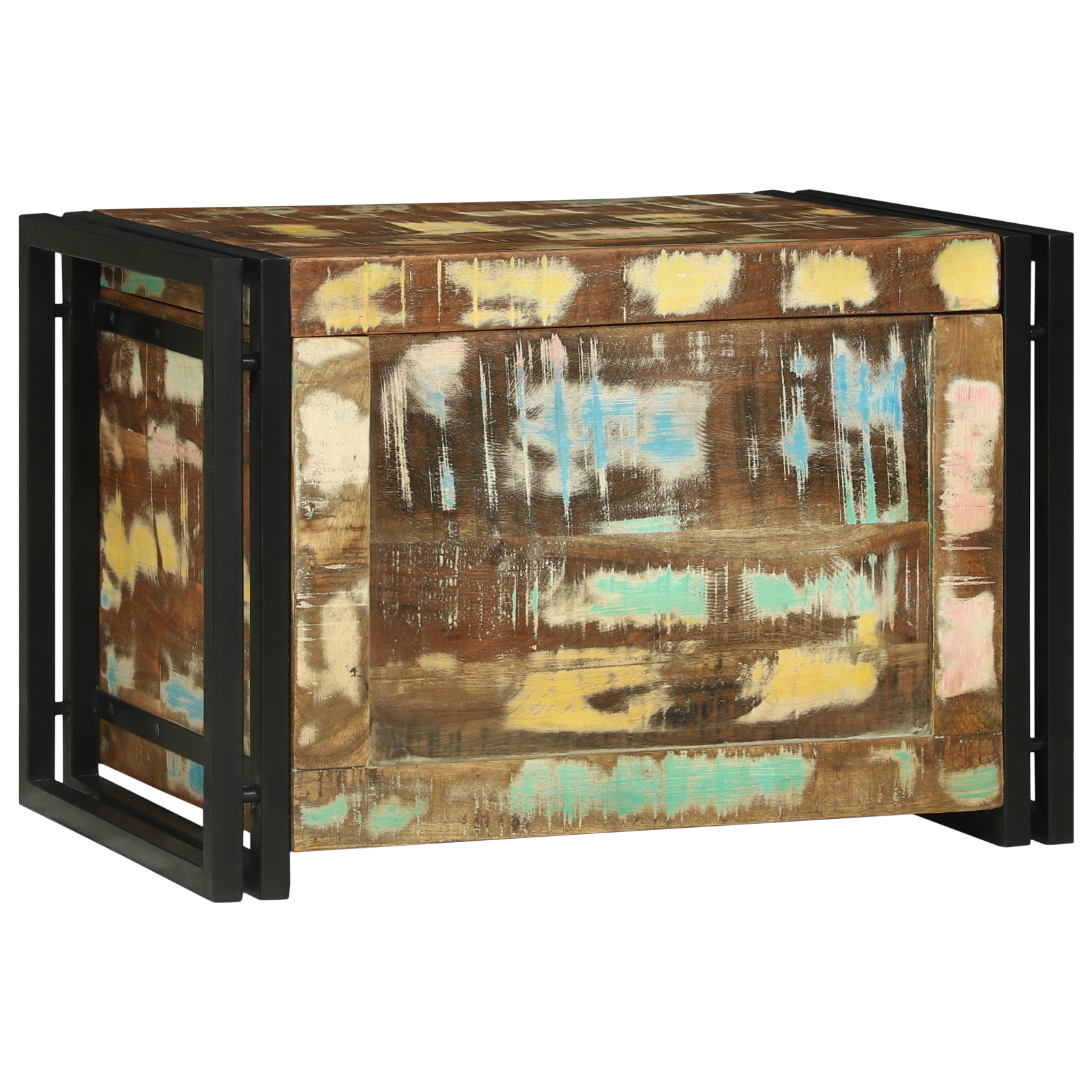 Storage Box 60x40x41 cm Solid Wood Reclaimed