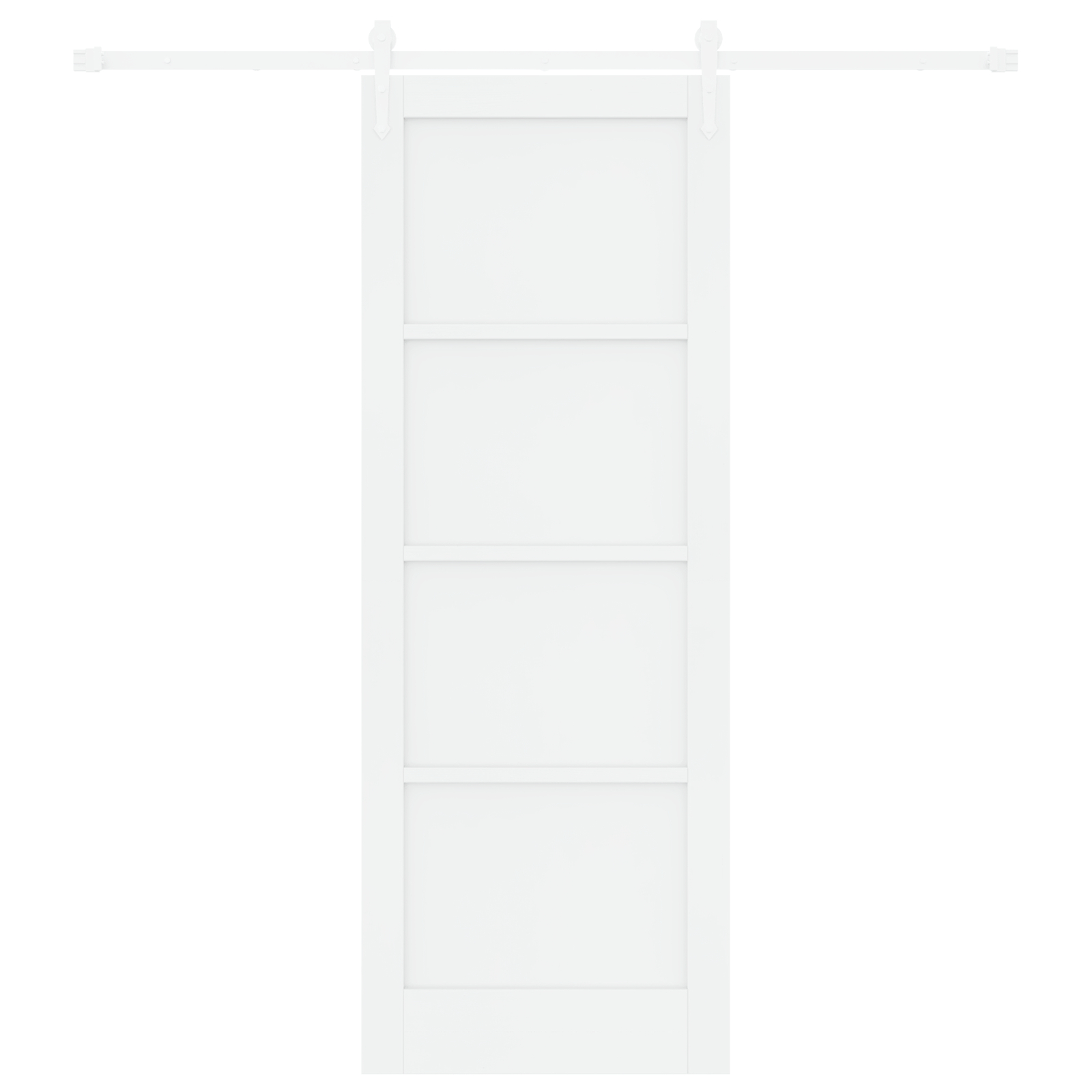Sliding Door with Hardware Set White 78x211 cm Solid Wood Pine, vidaXL Interior Door "ORKDAL" White 78x211x4 cm Solid Wood Pine - Image 5