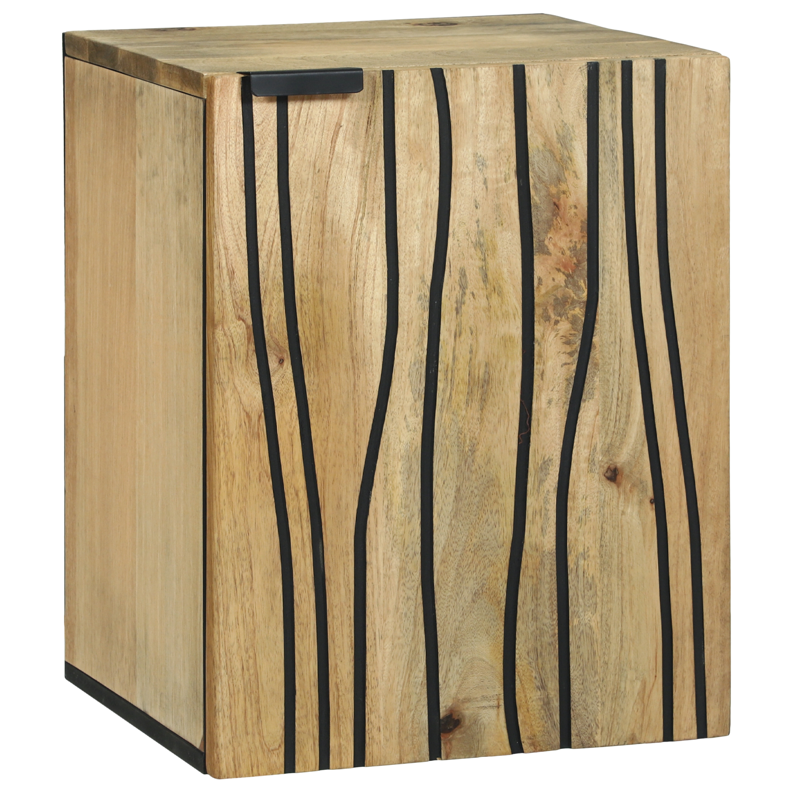 Mobilă și Mobilier - Cabinet de Perete pentru Baie 38x33.5x48 cm Lemn Masiv de Mango și Lemn Inginerit