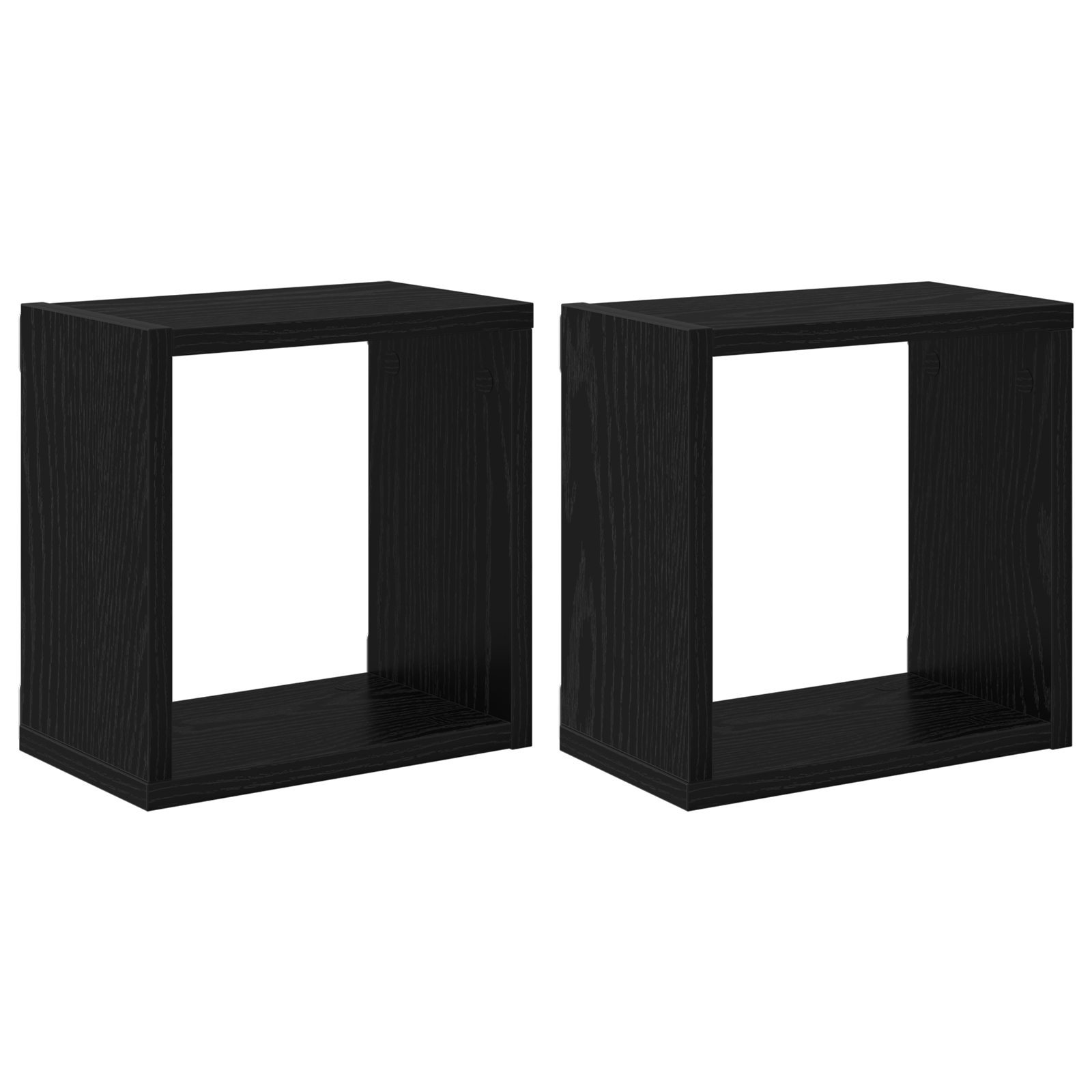 Seinähyllyt Musta tammi MDF 26 x 15 x 26 cm Seinähyllyt Neliö