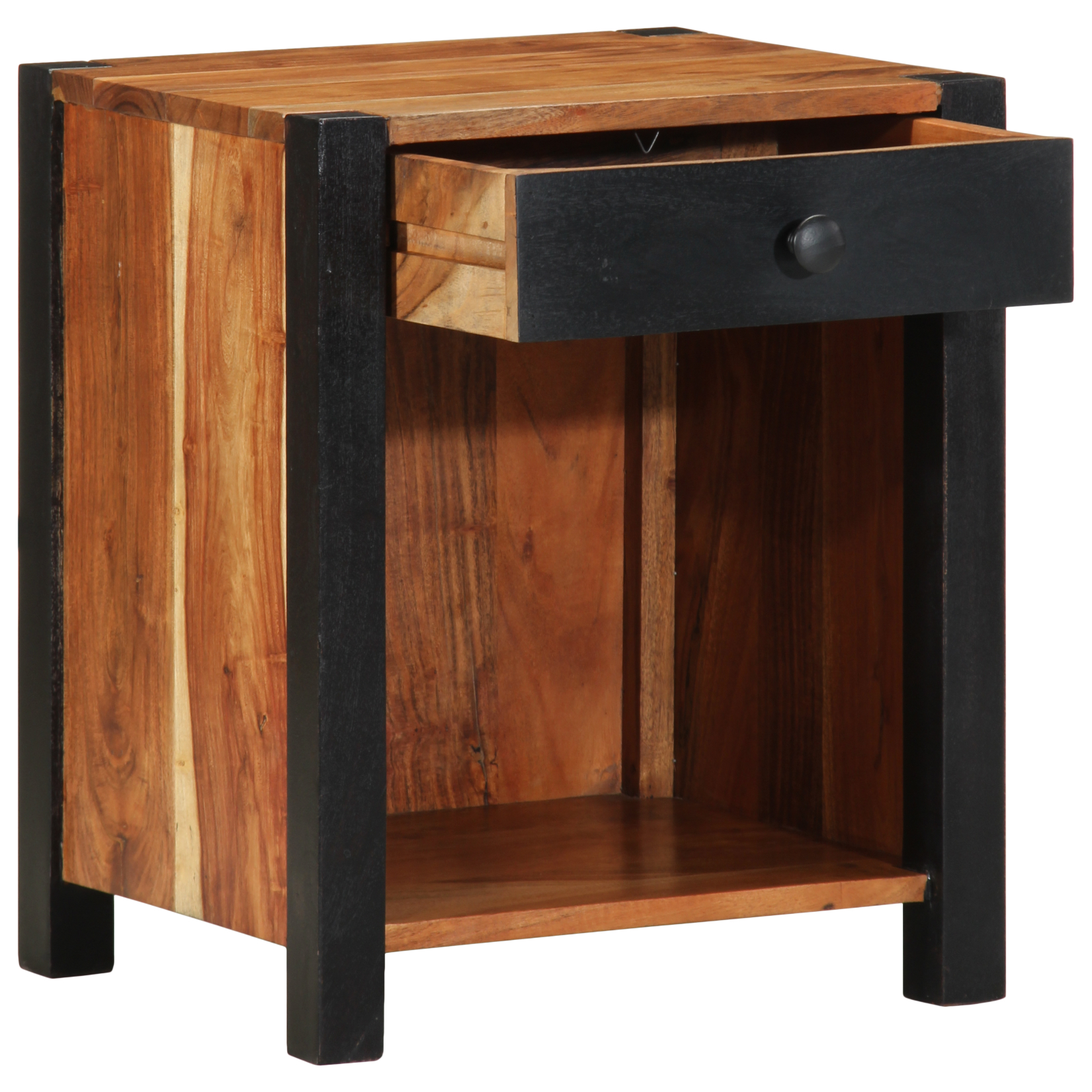 Noptiere 2 buc 40x35x50 cm Lemn masiv de acacia [5]