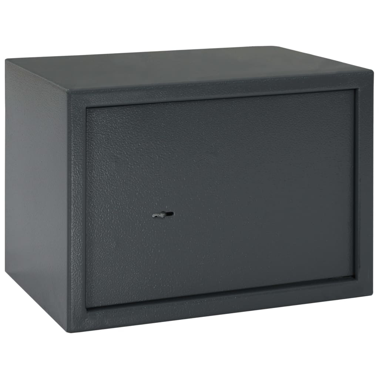 vidaXL Kluis met Sleutelvergrendeling Donkergrijs 25x35x25 cm Staal