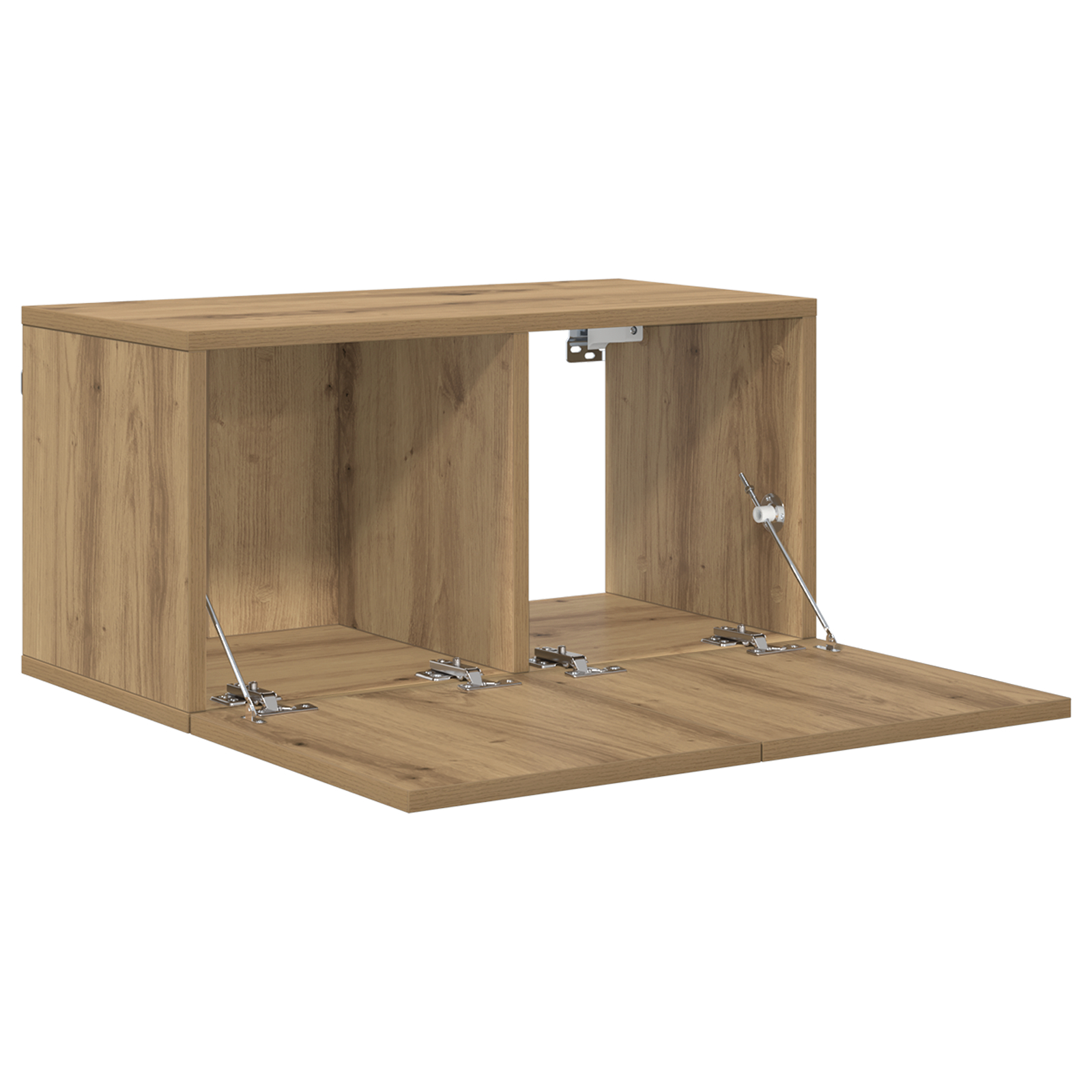 vidaXL TV Kast Set Artisan Eiken MDF Medium TV Kast Rechthoekig - Afbeelding 6