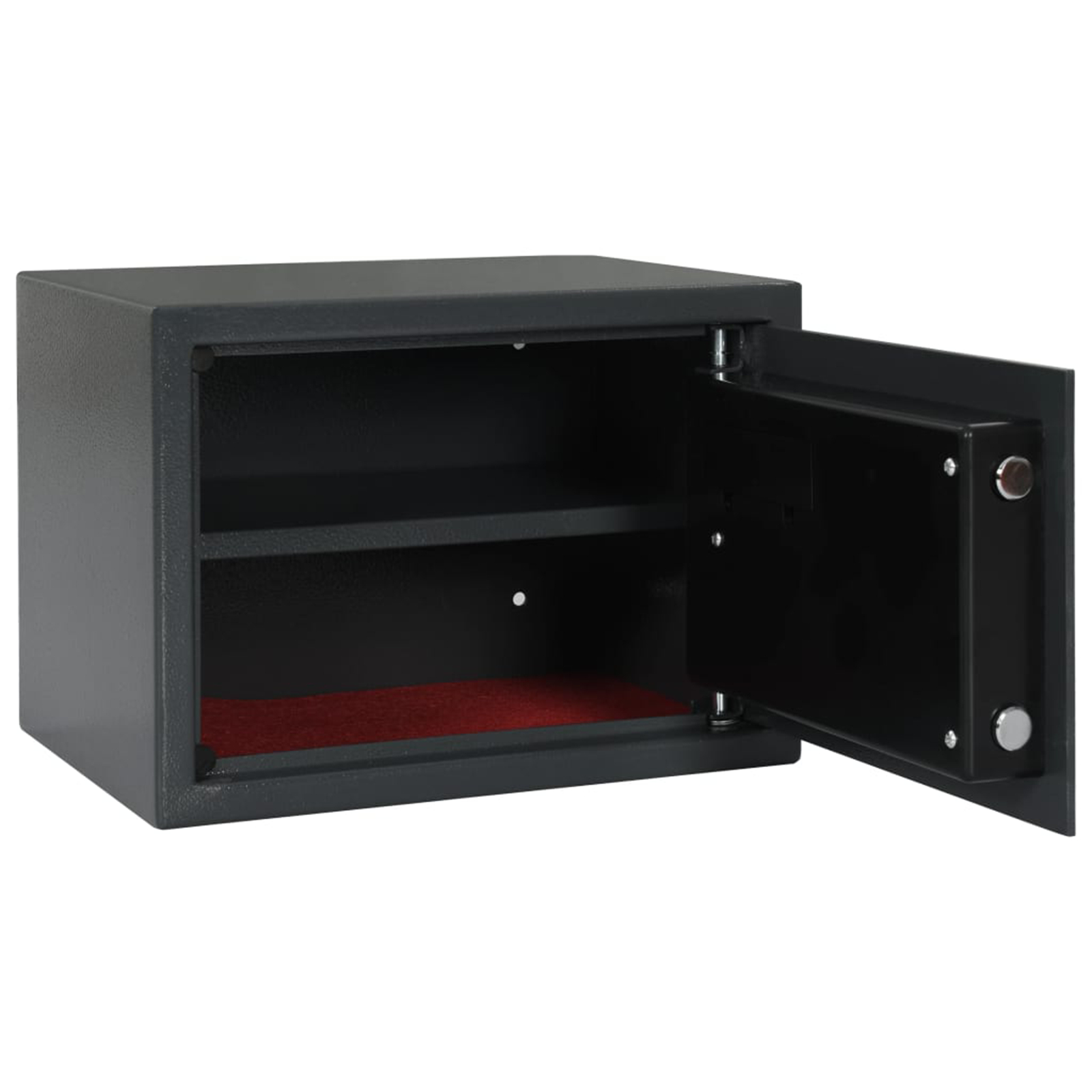 vidaXL Elektronische Digitale Kluis met Vingerafdrukslot 25x35x25 cm Staal - Afbeelding 4