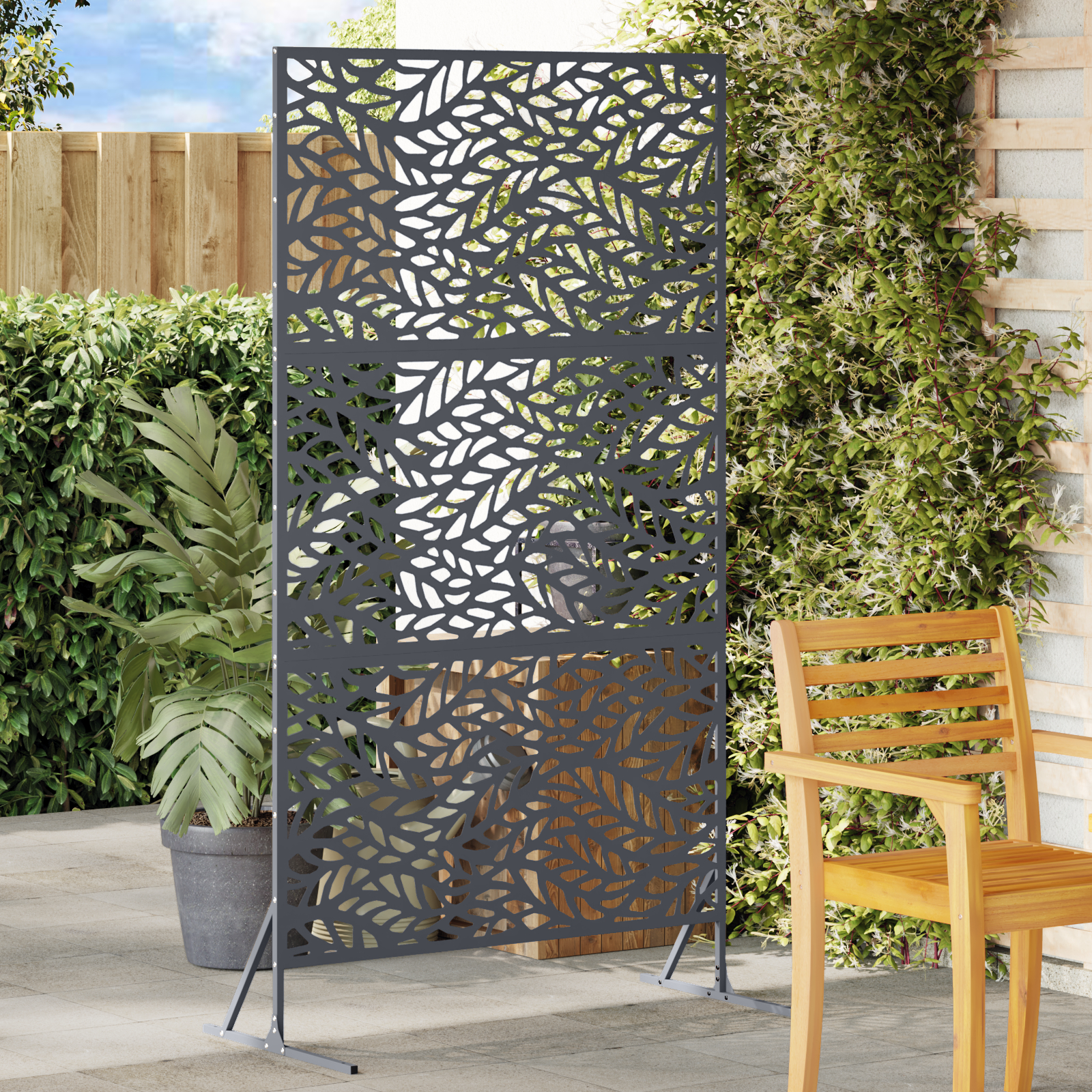 Metalni Panel Ograde Antracit Metal Velika Uzorak
