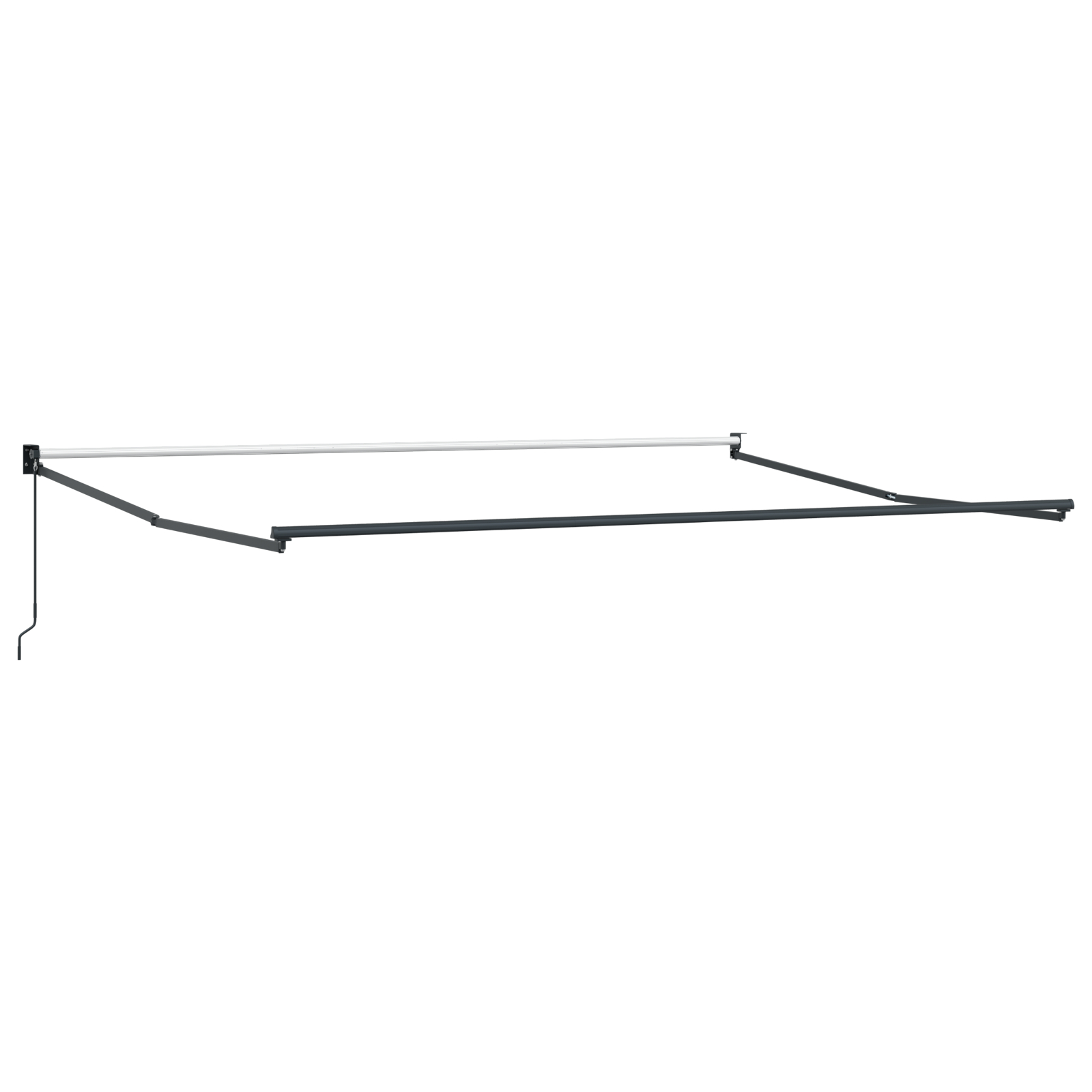 vidaXL Ročna Retraktibilna Tenda Bež 400x300 cm, vidaXL Zamenjava Tende za okvir 4x3 m Bež - Image 6
