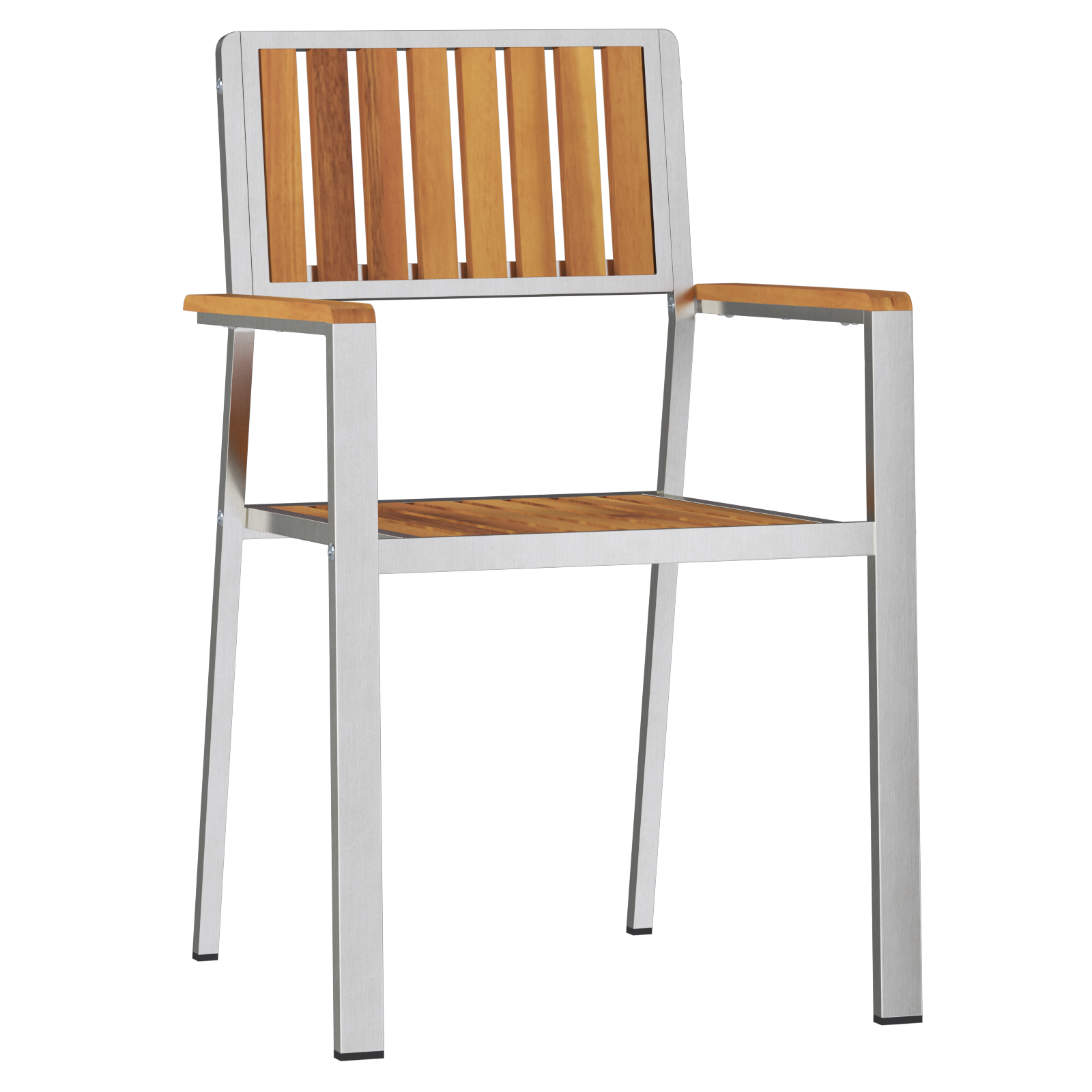 virnastavad aiatoolid 6 tk 54.5x56x87 cm tahke akaatsiapuit, vidaXL virnastavad aiatoolid 2 tk tahke akaatsiapuit ja metall, vidaXL virnastavad aiatoolid 4 tk tahke akaatsiapuit ja metall - Image 5