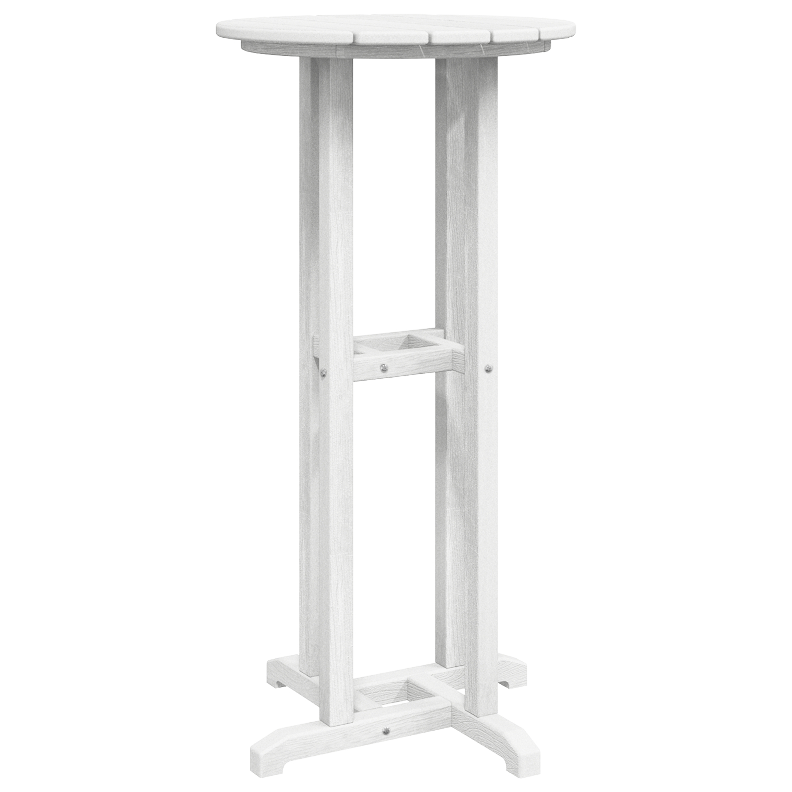 Baari Pöytä Valkoinen 55x55x107 cm HDPE