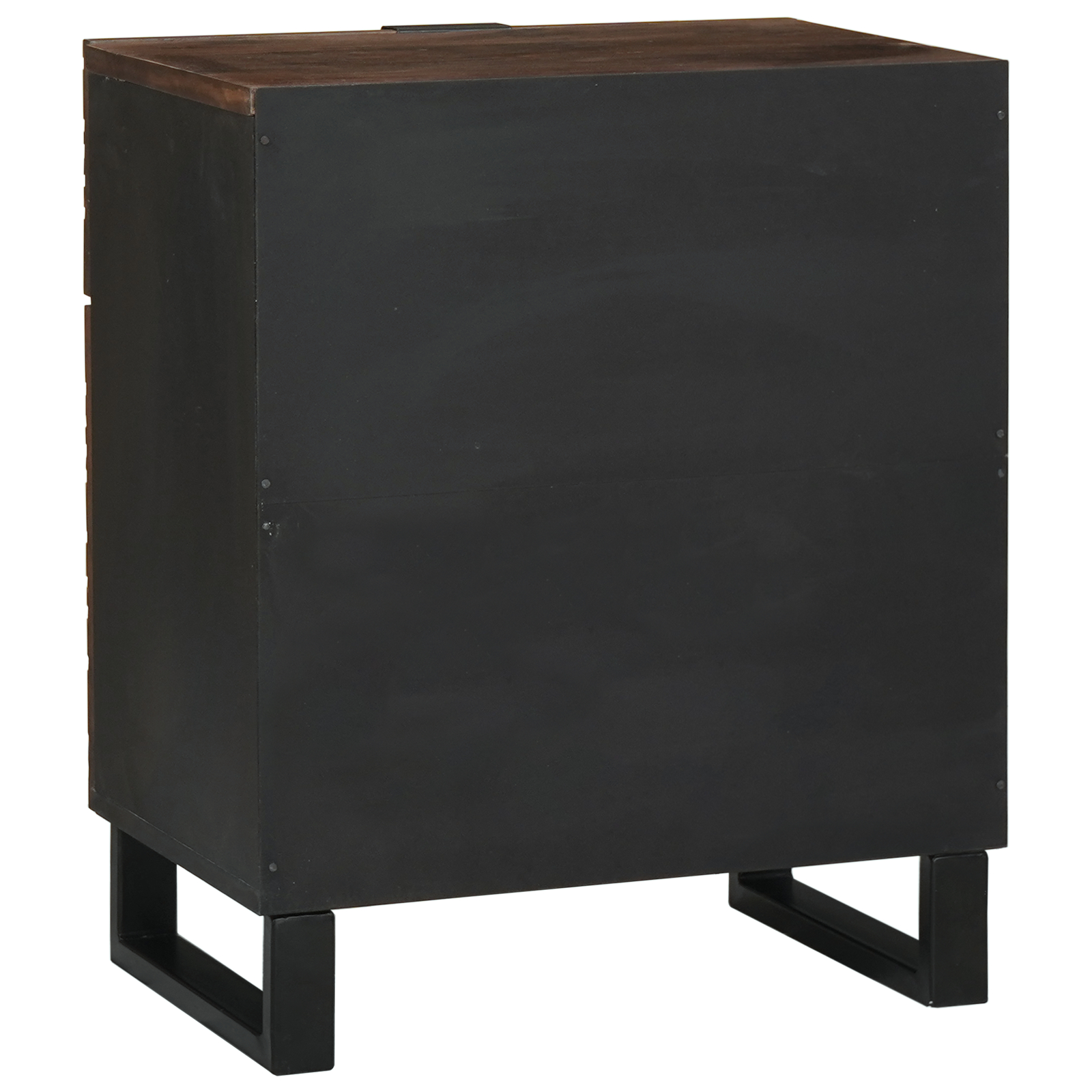 Cabinet lateral 50x33x60 cm Lemn masiv Nuc [5]
