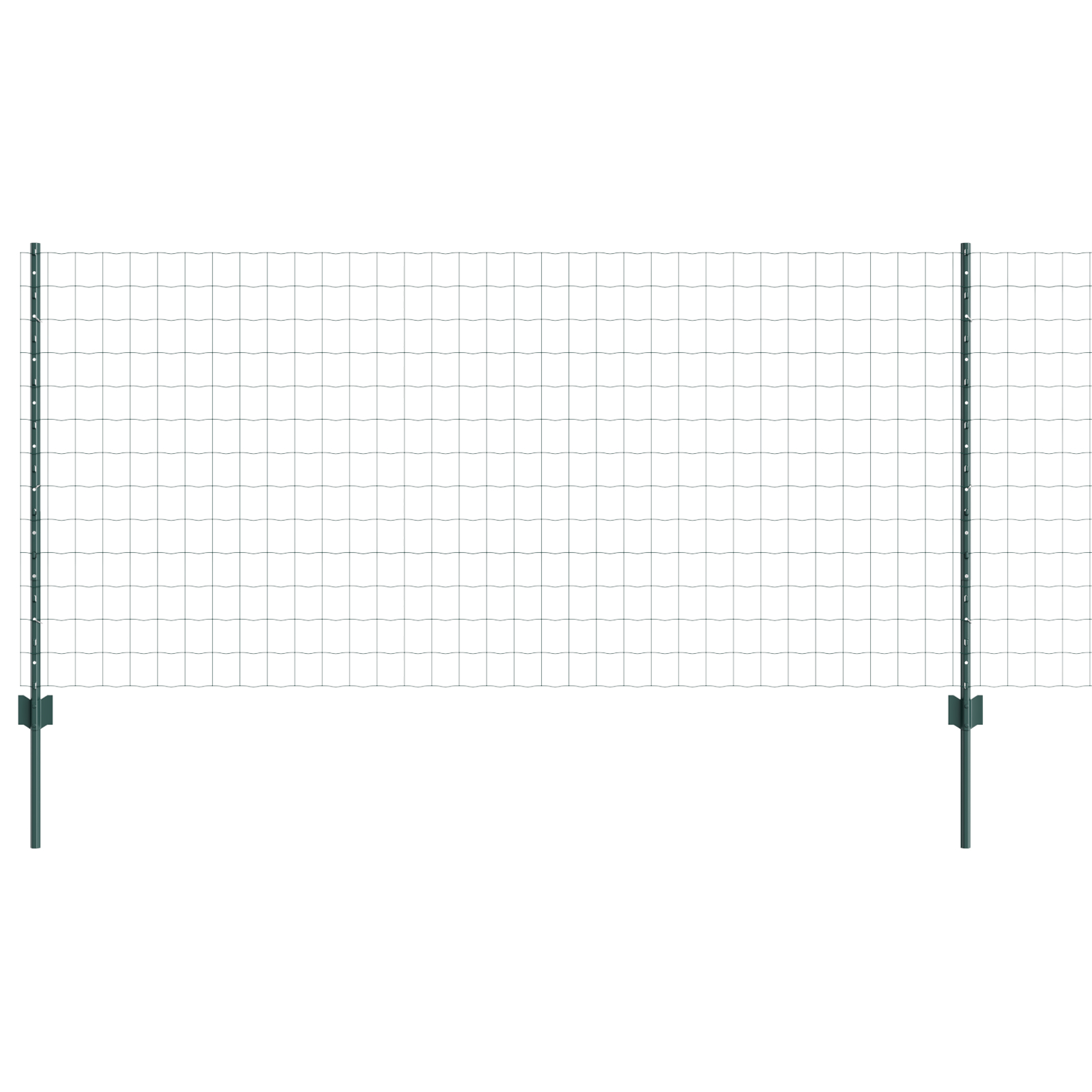 vidaXL Set de Împrejmuire Grădină  Set de 2 Verde Oțel 25 x 1 m Durabil
