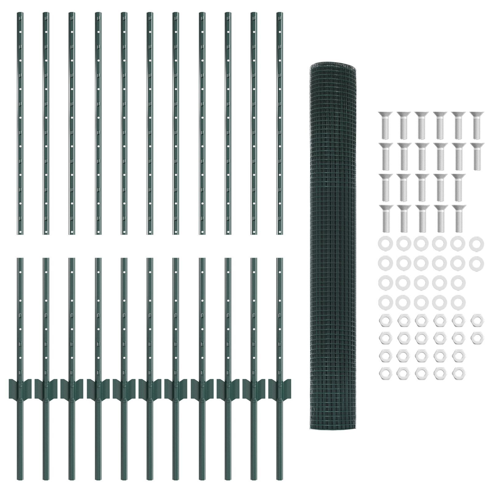 Aia tara komplekt 2 tk Roheline Tsinkteras 25 x 1 m Vastupidav - Image 4