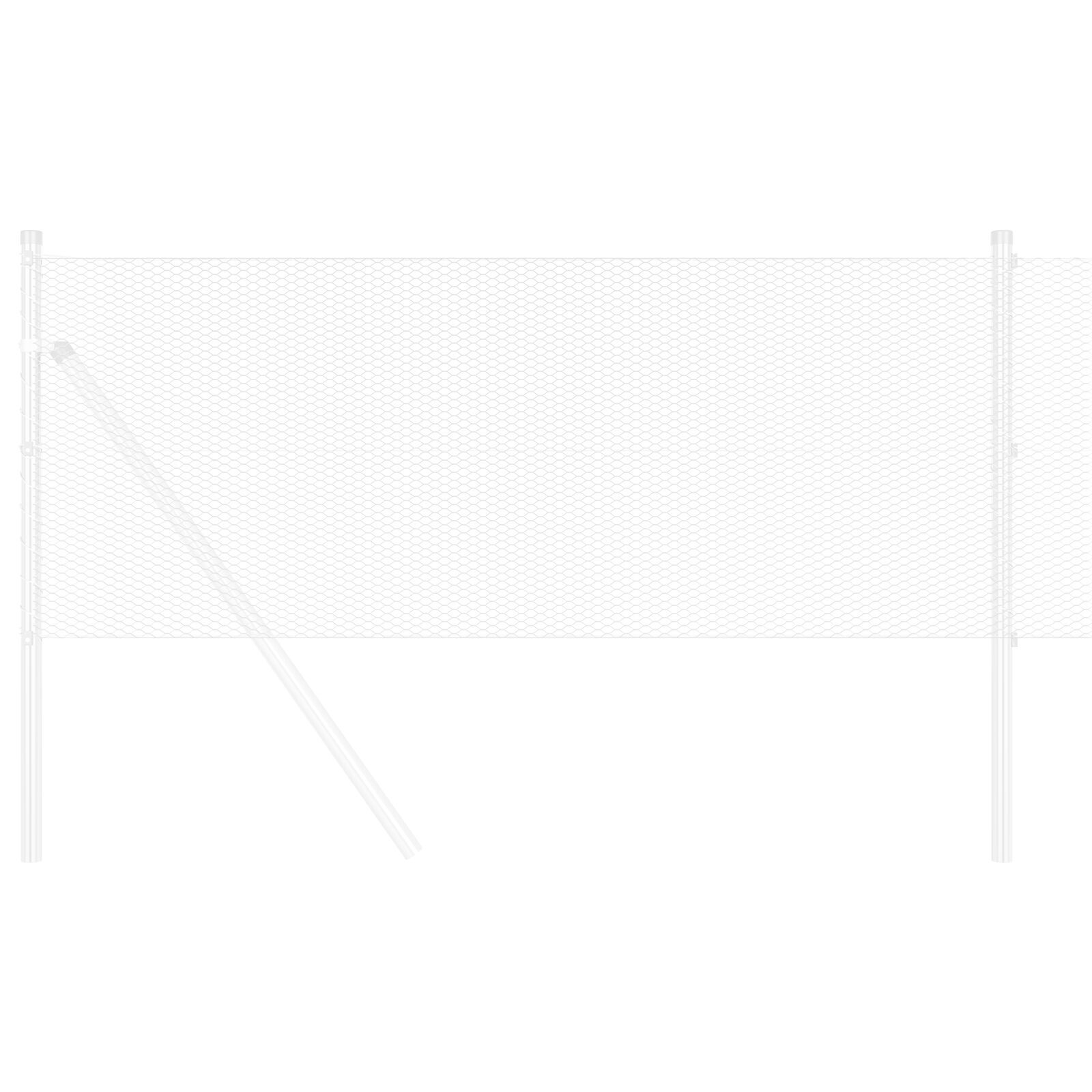 Thumbnail - vidaXL Sechseckzaun 0.8x100 m galvanisierter Stahl