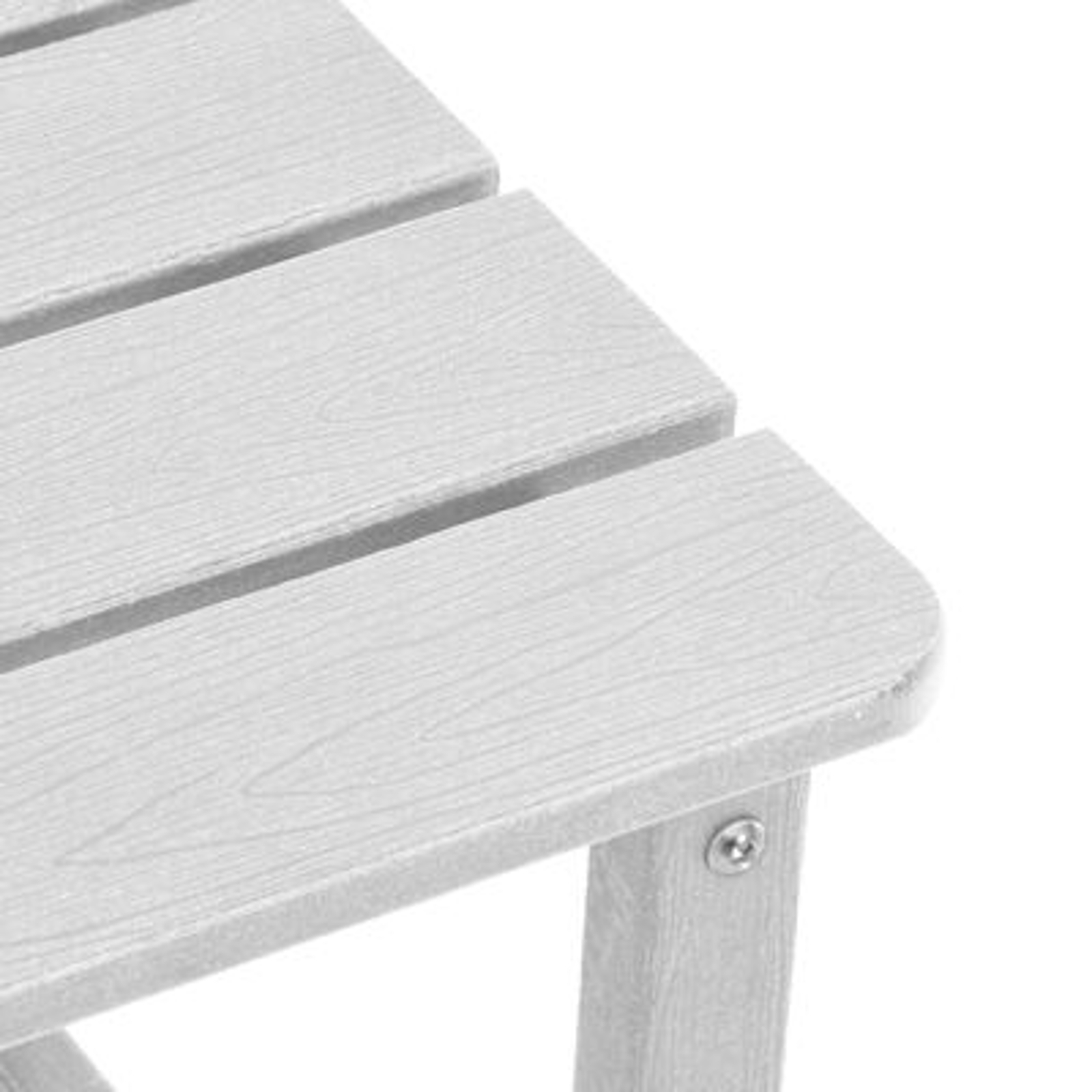 Masă laterală Adirondack Albă 38x38x45 cm HDPE [11]
