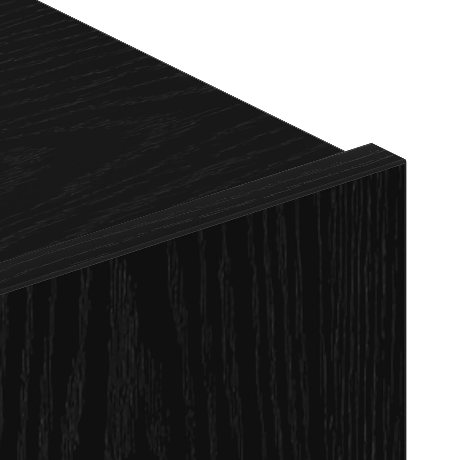 Set dulap TV  6 piese montat pe perete din stejar negru, lemn ingineresc, Stand TV  din stejar negru 80x30x30 cm, fabricat din lemn ingineresc, Dulapuri TV montate pe perete  - 2 bucăți stejar negru,  [10]