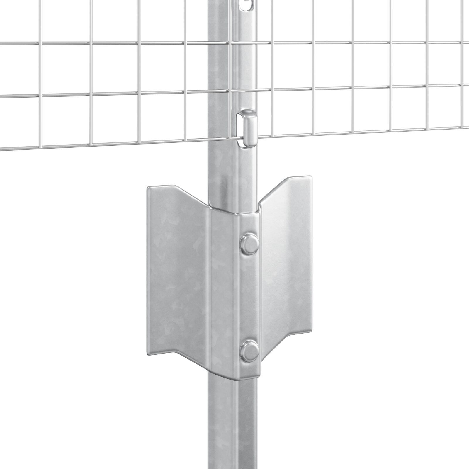 keermestatud traadi aed 5 U postiga Hõbedane 0.6x10 m teras - Image 6