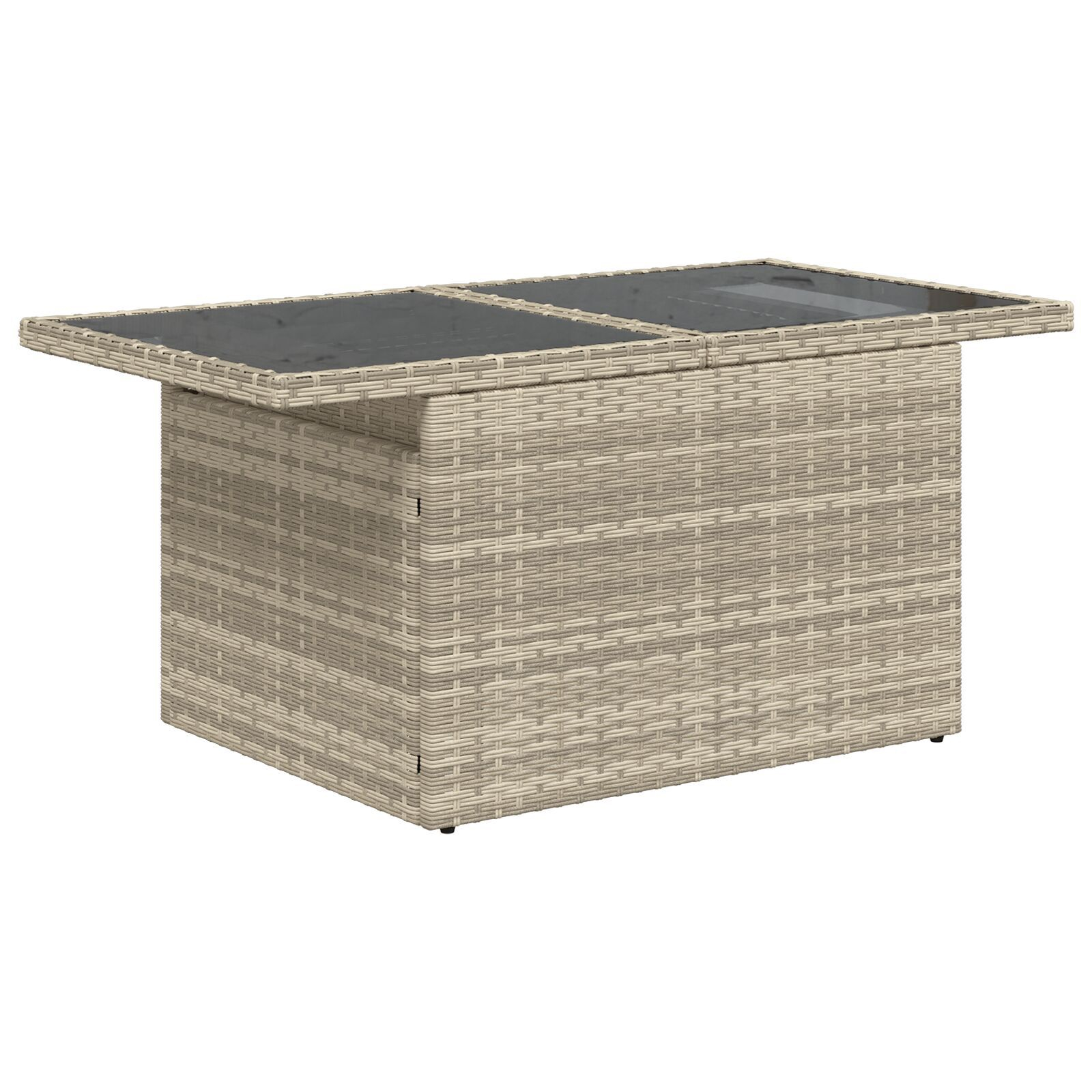 Aia Diivanite Komplekt 7-osaline Beež Rotang - Image 5