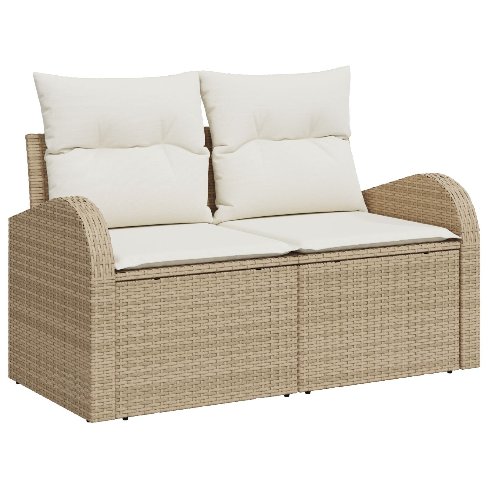 6-osaline Aiadiivanite komplekt padjadega Beež Polü Rotang - Image 4
