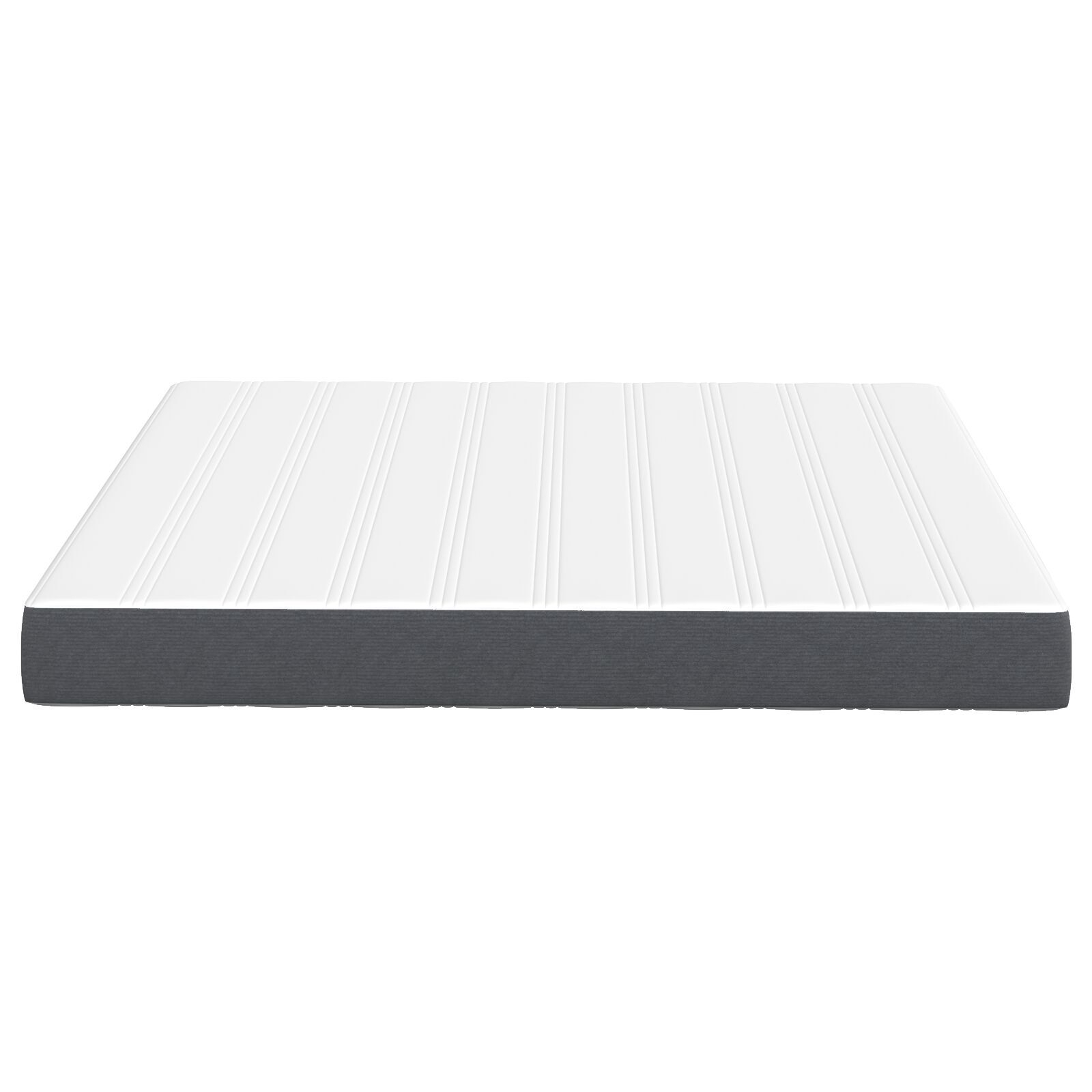 Saltea medie cu arcuri - Gri închis - 180x200x20 cm Țesătură [5]