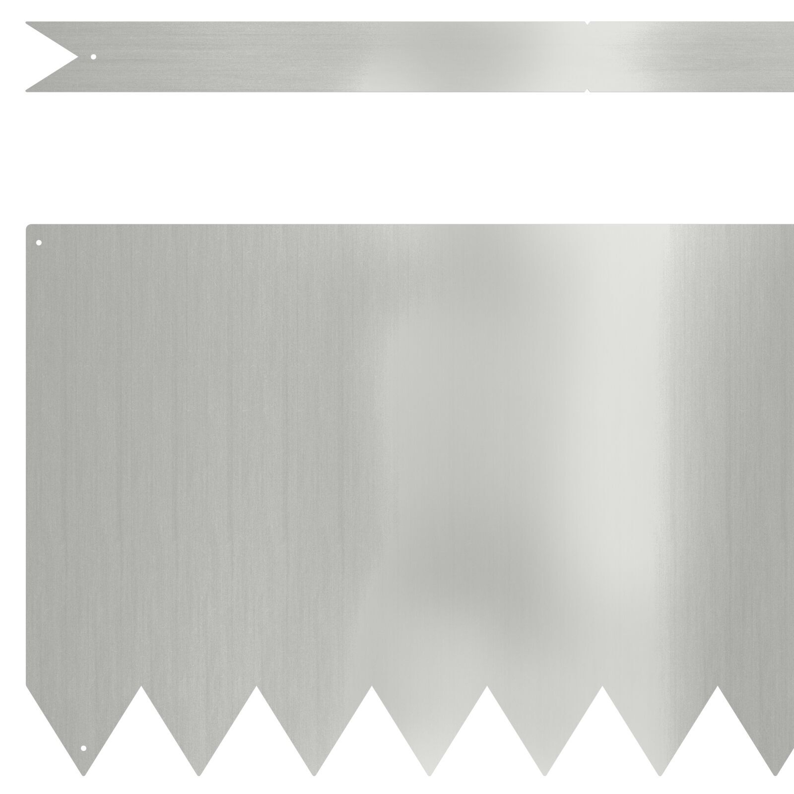 Thumbnail - vidaXL Rasenkanten 50 Stk. 100x0,5x30 cm Verzinkter Stahl