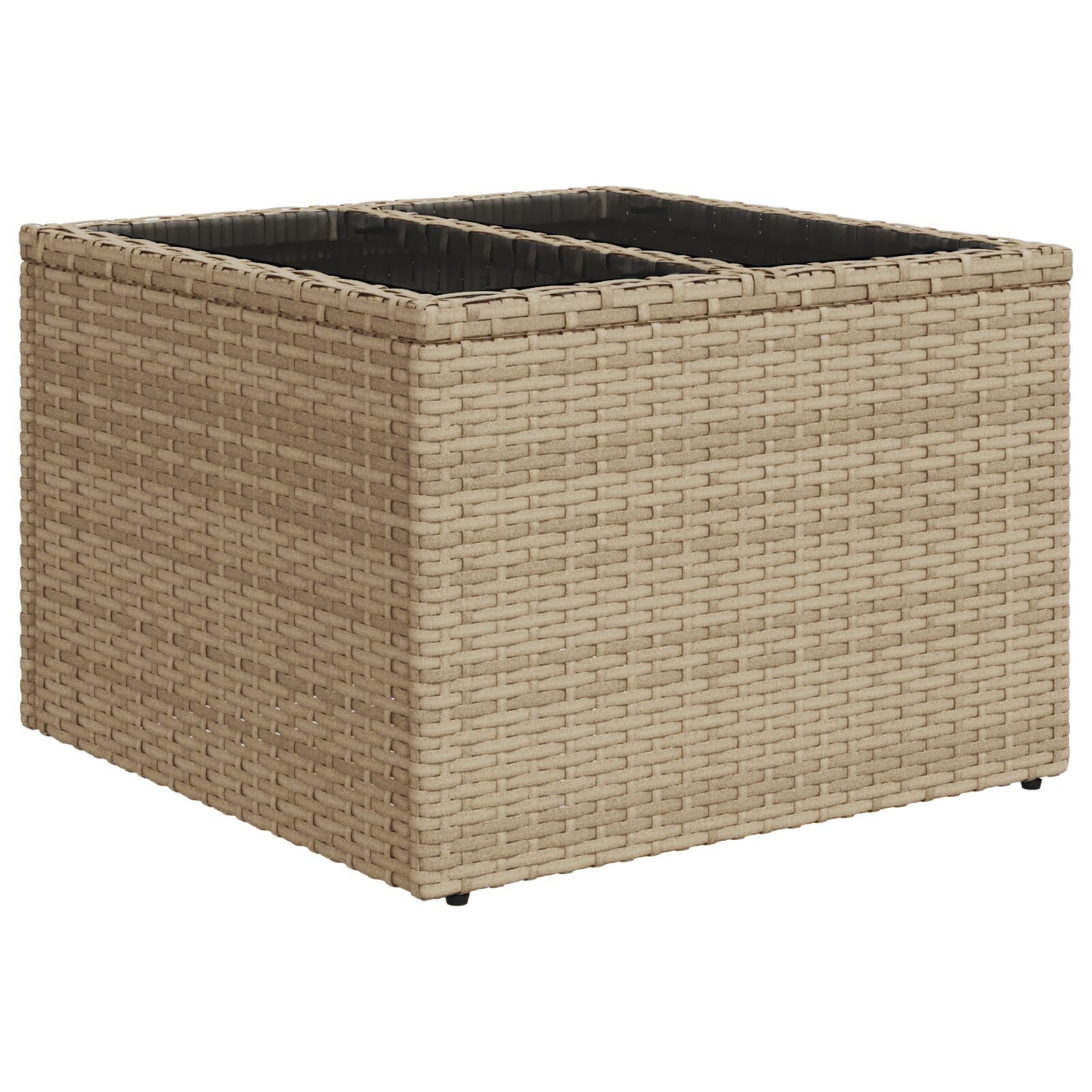 9-osaline aiamööbli komplekt koos patjadega Beež Polürotang - Image 6