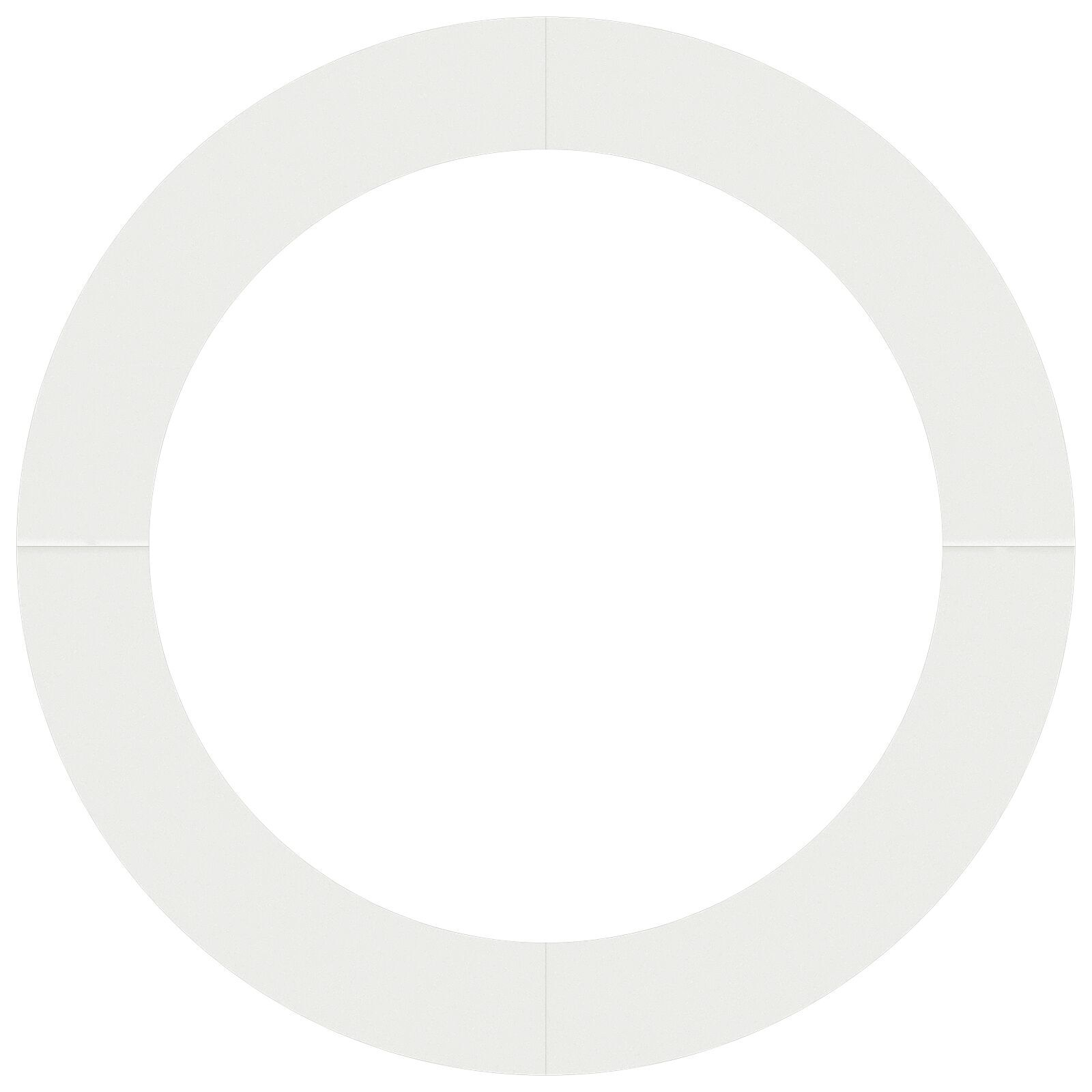 Ghiveci Mare Alb din Metal Alb Metal Mare Ușor Modern [5]