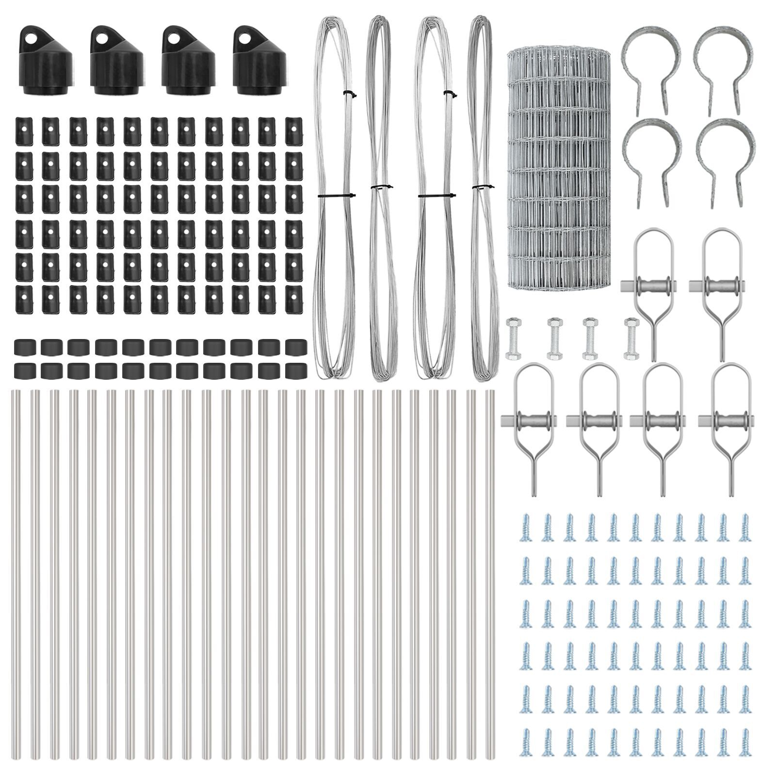 Euro Fence with 13 Posts 0.6x50 m Galvanised Steel - Image 4