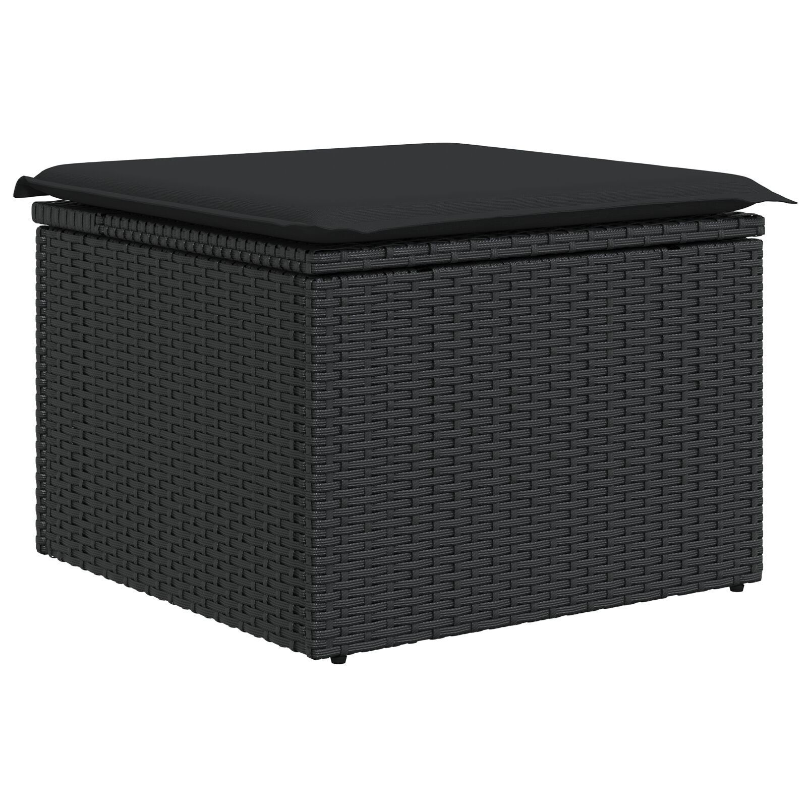 9-osaline aiadiivan komplekt padjadega beež polü rattan, vidaXL 2-istega aiadiivan ladustamise ja padjadega must polü rattan - Image 7