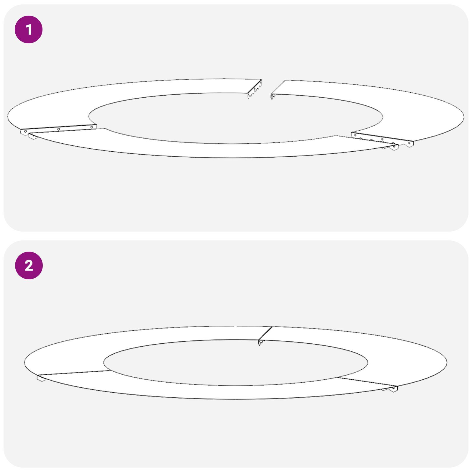 Ghiveci din Plastic Negru Plastic Mare Rotund Modern [6]