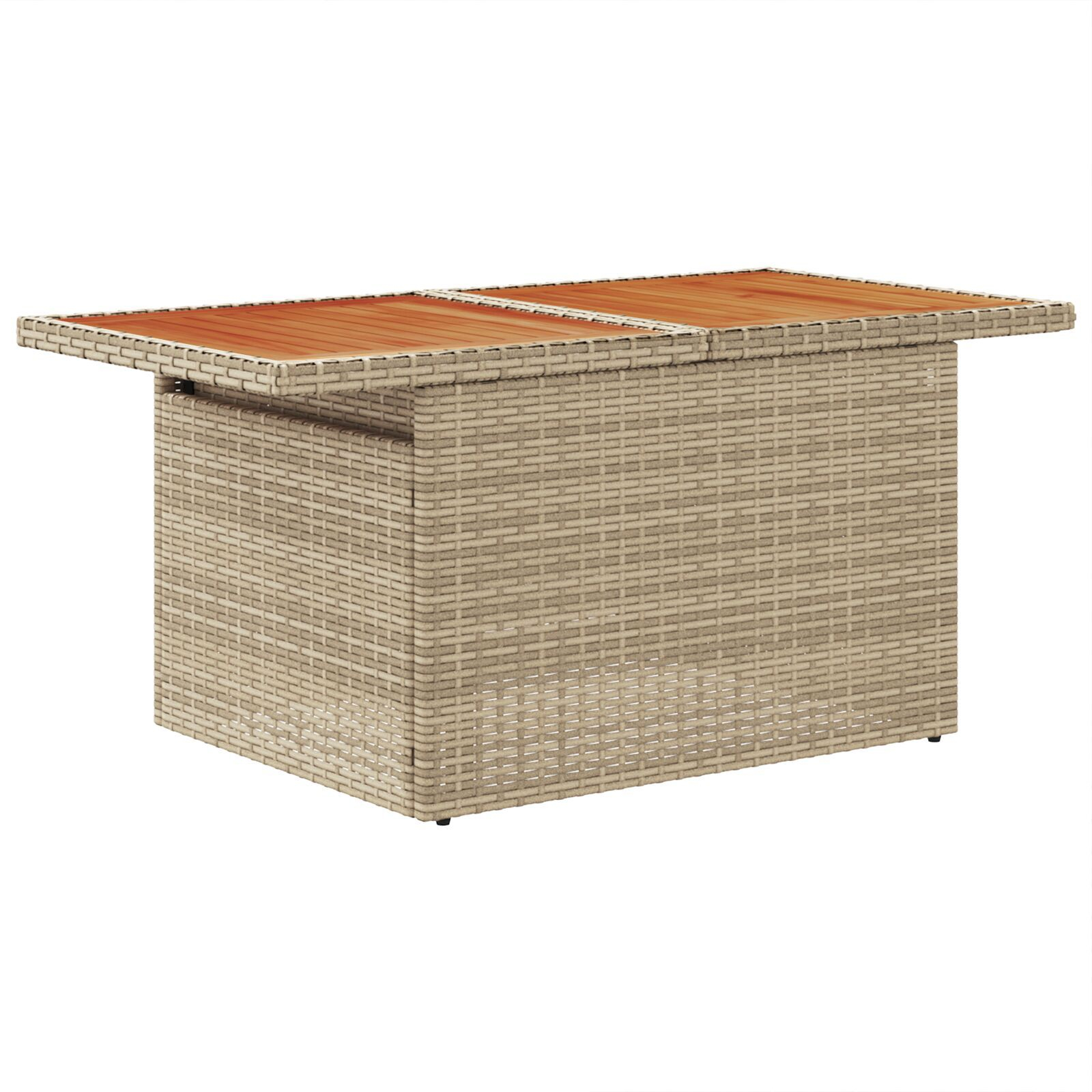 8-osaline aia söögikomplekt koos padjadega beež polü rattan acacia - Image 7