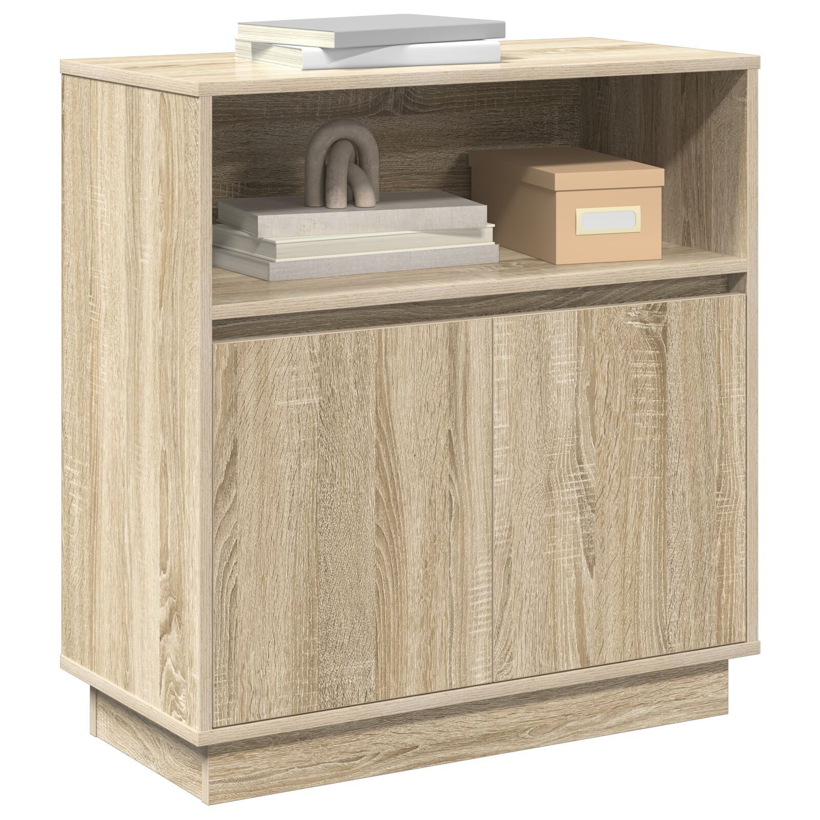 Thumbnail - vidaXL LED-Sideboard Sonoma Eiche 71x34,5x75 cm Holzwerkstoff
