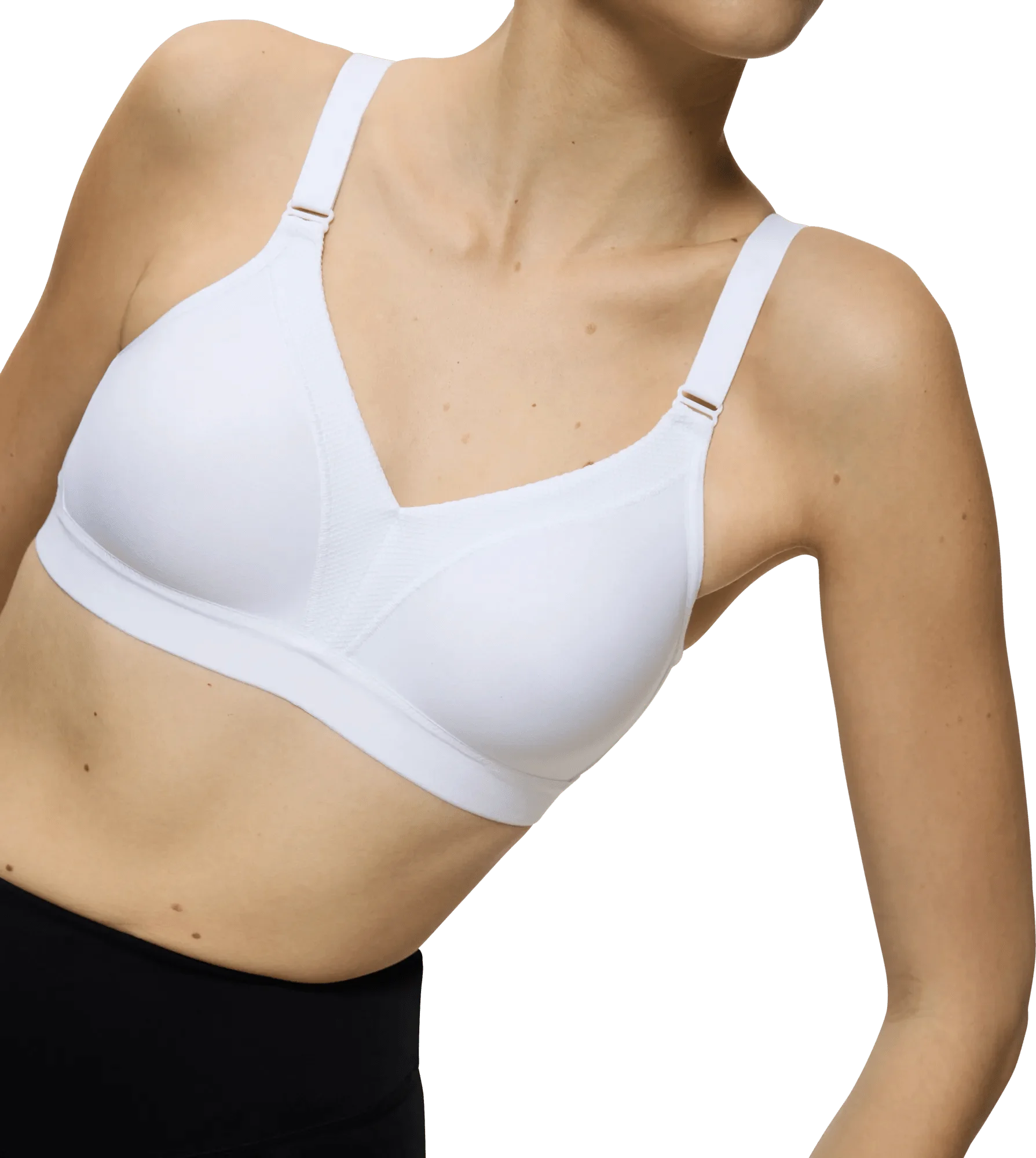 Triumph Triaction Wellness Sport-Bh, BüGellos, FüR Damen, Weiß, 90C