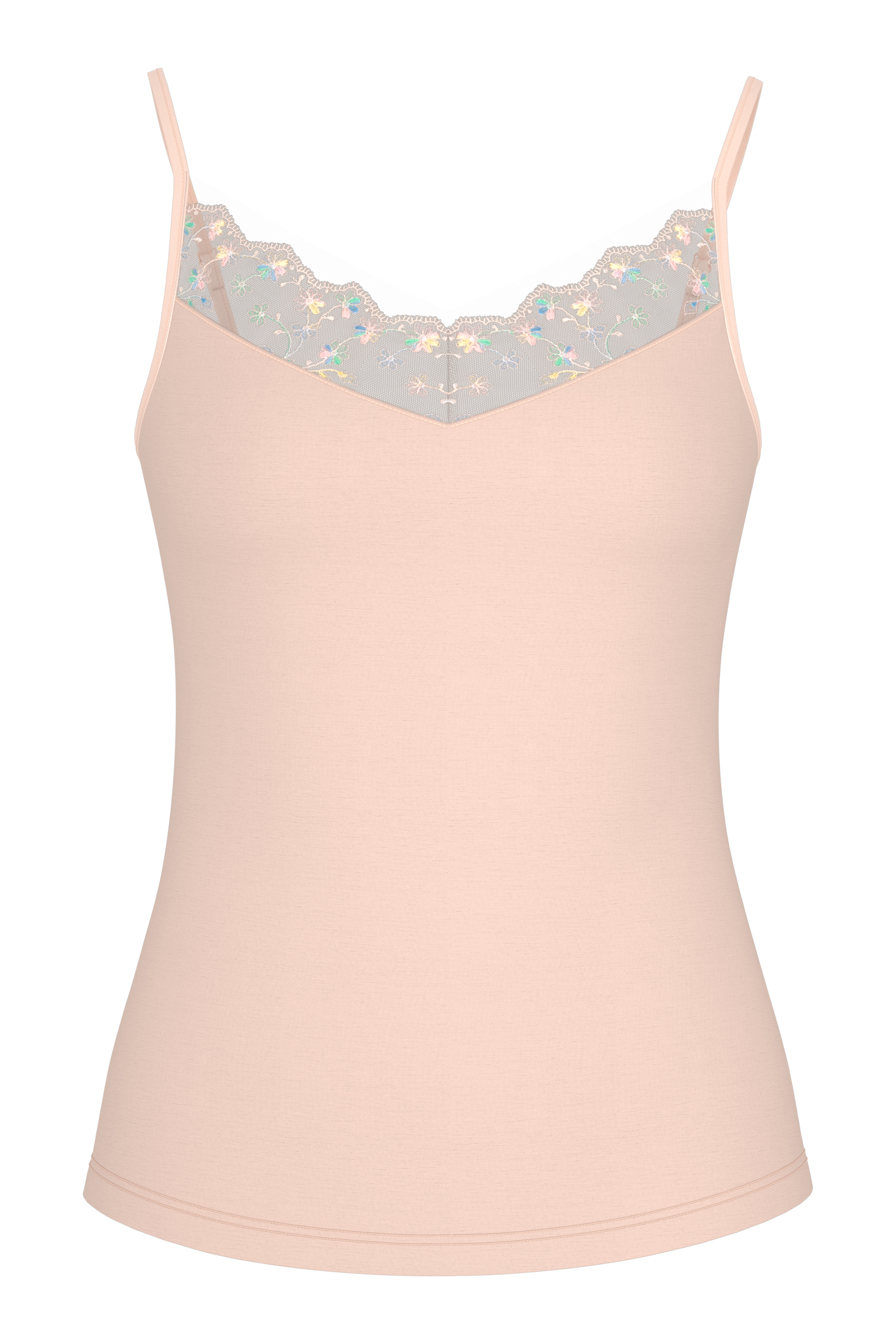 Mey 45228 Spaghetti T, 1774 Peach Blush, 40, Weiß, 36