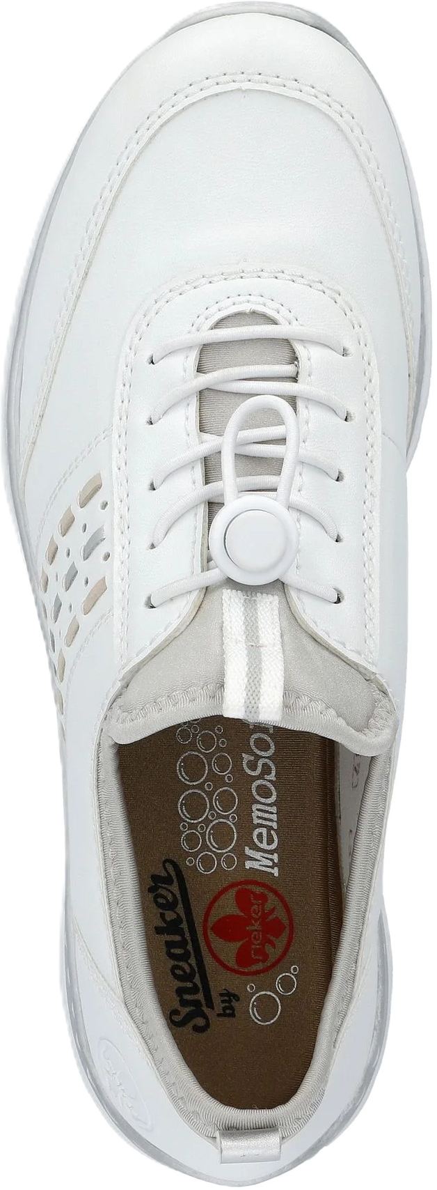 Rieker Sneaker, Gummizug, FüR Damen, Weiß, 42