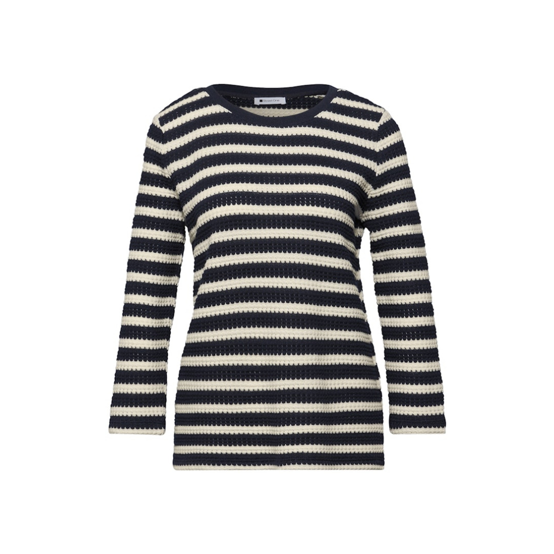 Street One Shirt, Rundhalsausschnitt, FüR Damen, Blau, 38